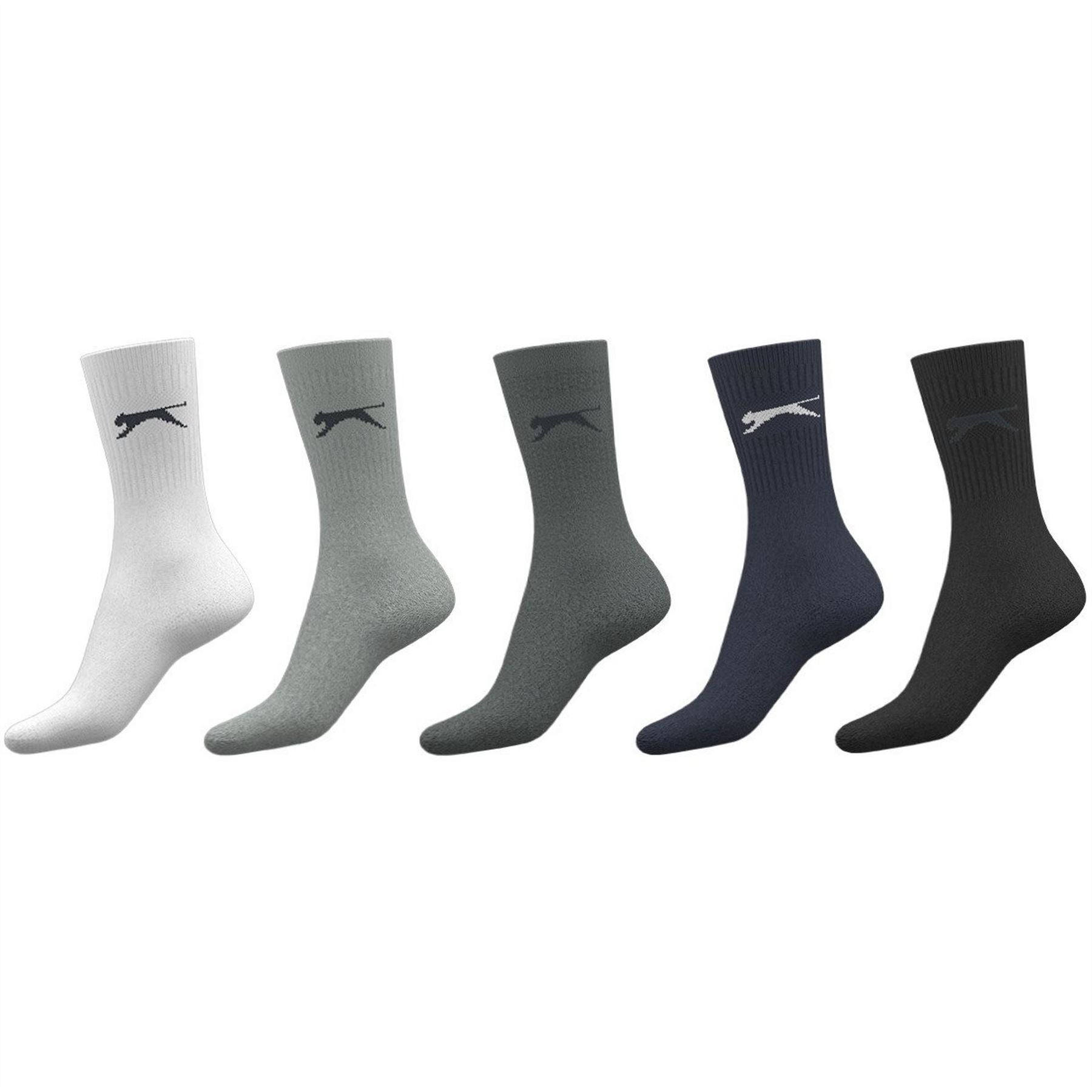 Slazenger Pack Crew Socks Mens Size 7 11