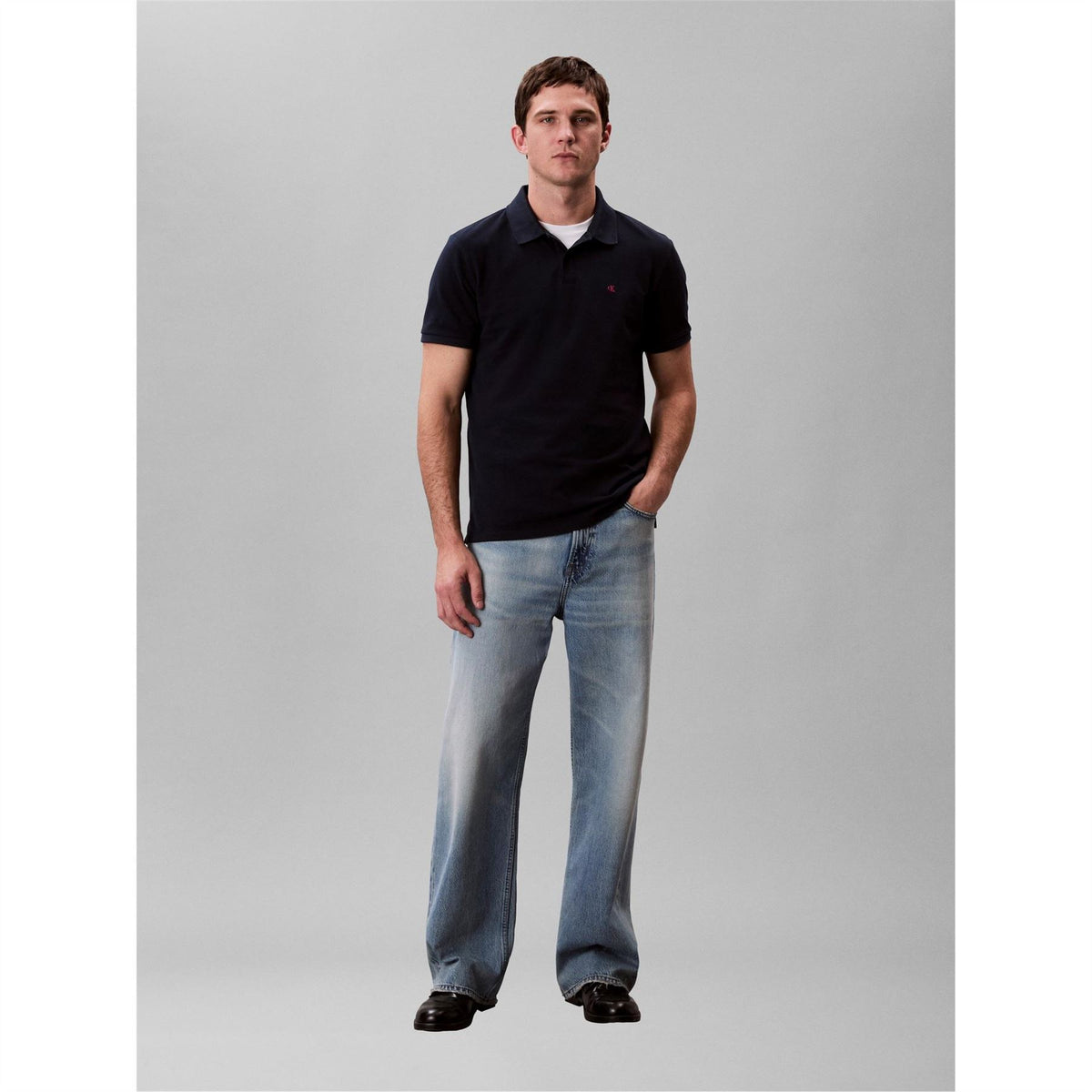 Calvin Klein Jeans Regular Fit Short Sleeve Polo Shirt