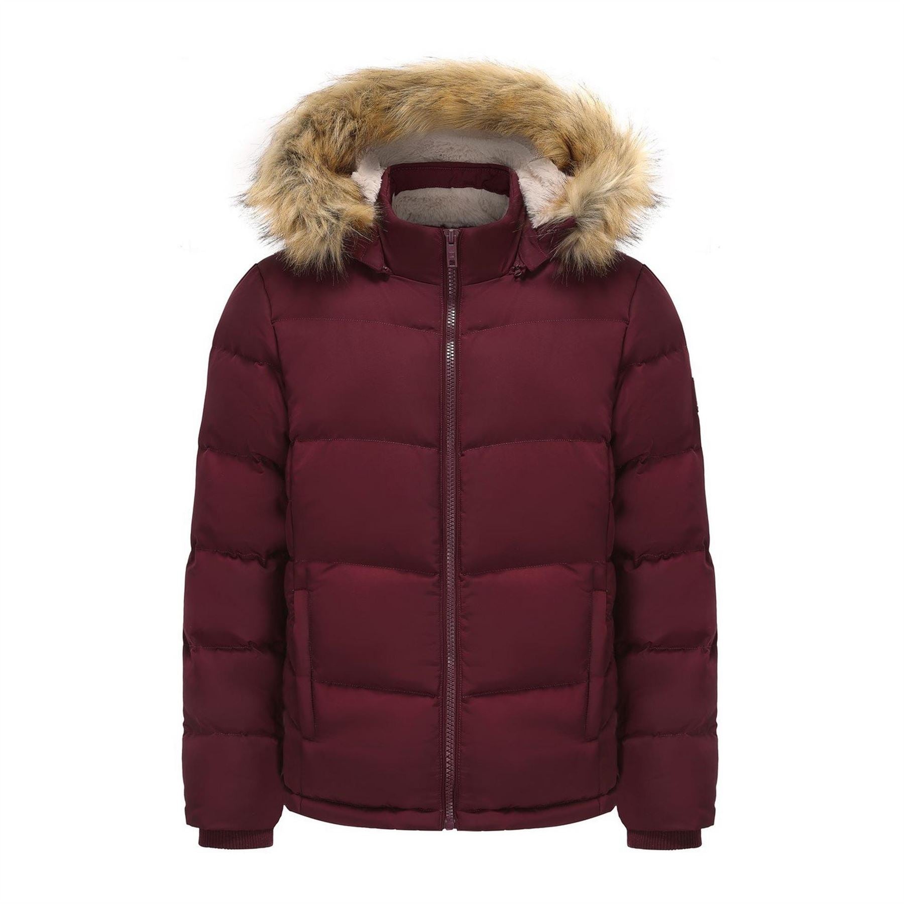 SoulCal 2 Zip Bubble Jacket For Ladies