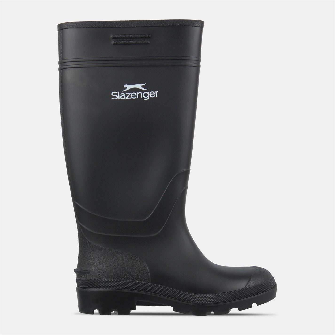 Slazenger Solid Pattern Rubber Heeled Wellington Boots
