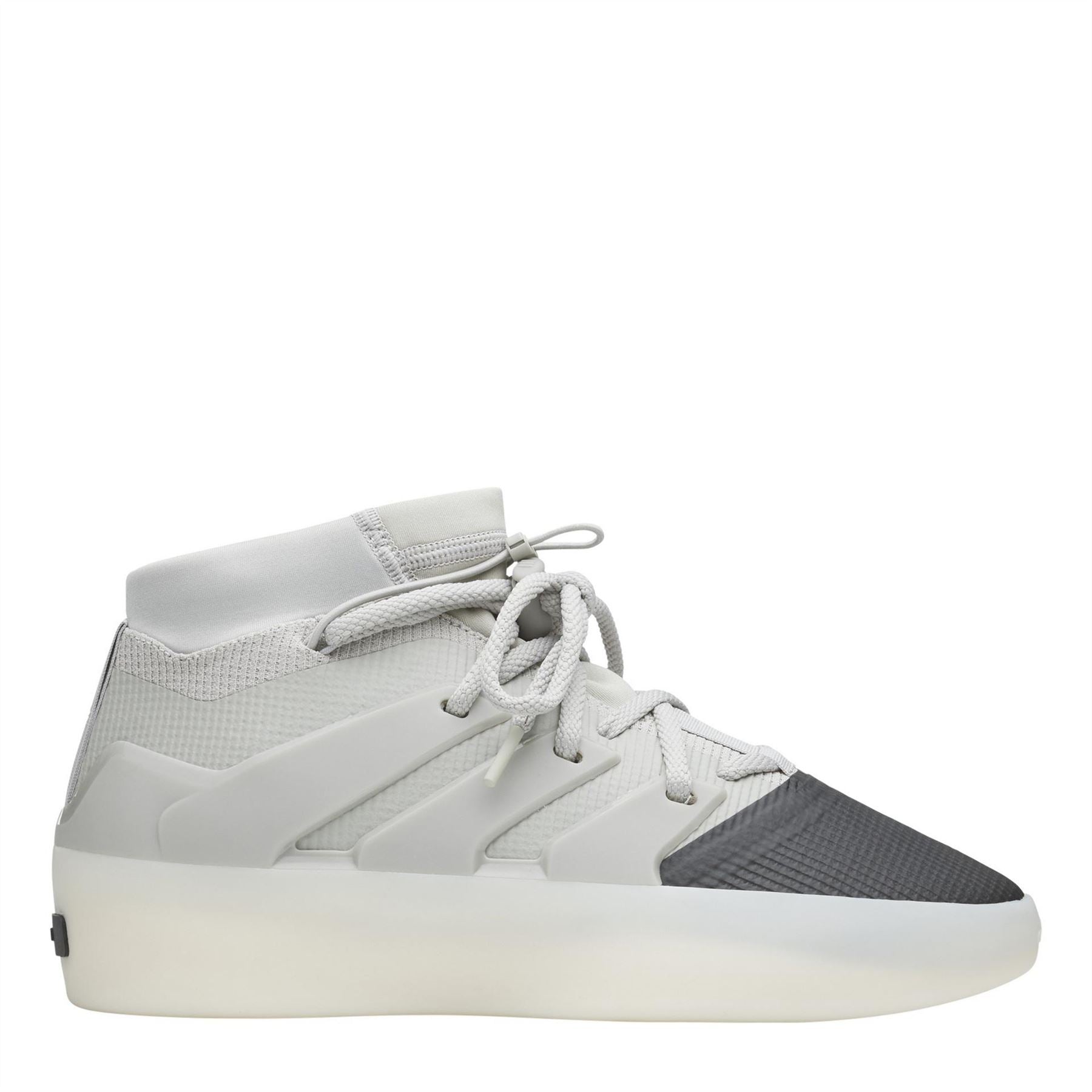 adidas Athletics 1 Basketball Mid Top Canvas Hi Sneakers