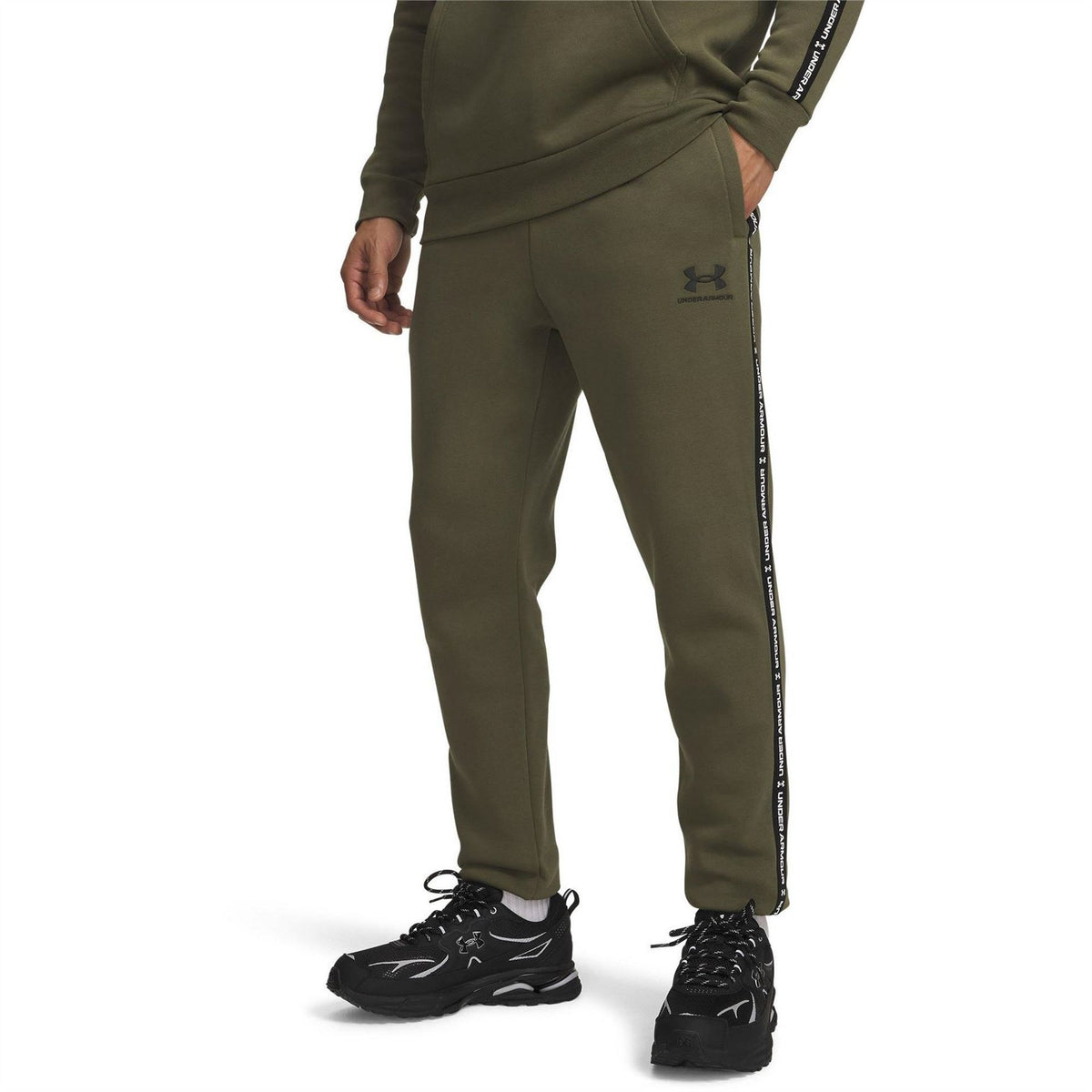 Under Armour Icon Fleece Solid Patterned Slim Joggers