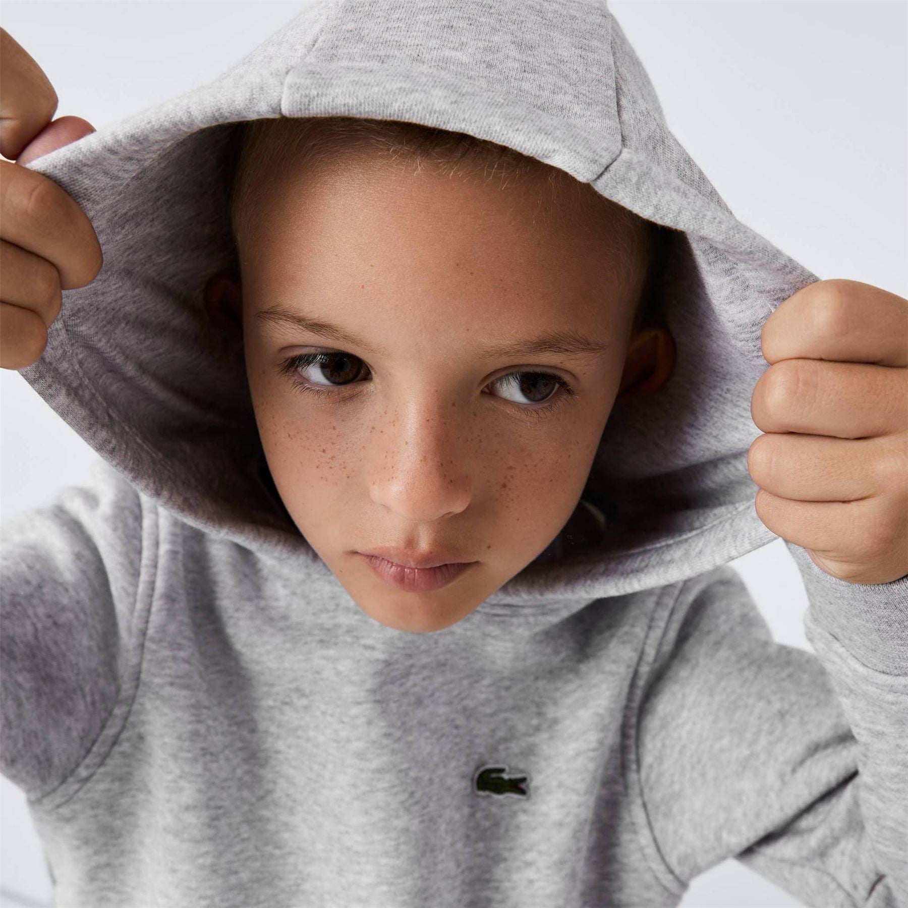 Lacoste Logo Over The Head Hoodie