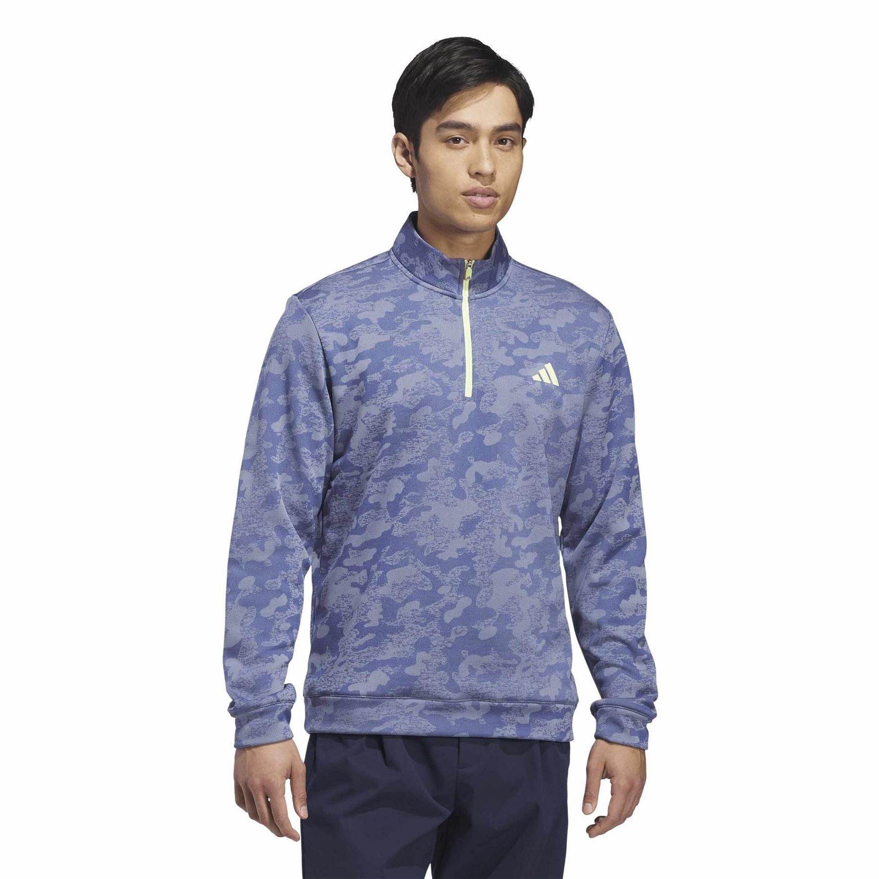 adidas Ultimate Zip Neck Funnel High Collar Sweatshirt