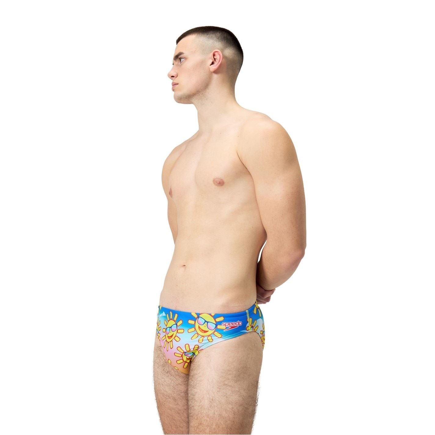 Speedo Snug Fit Graphic Print Swim Brief