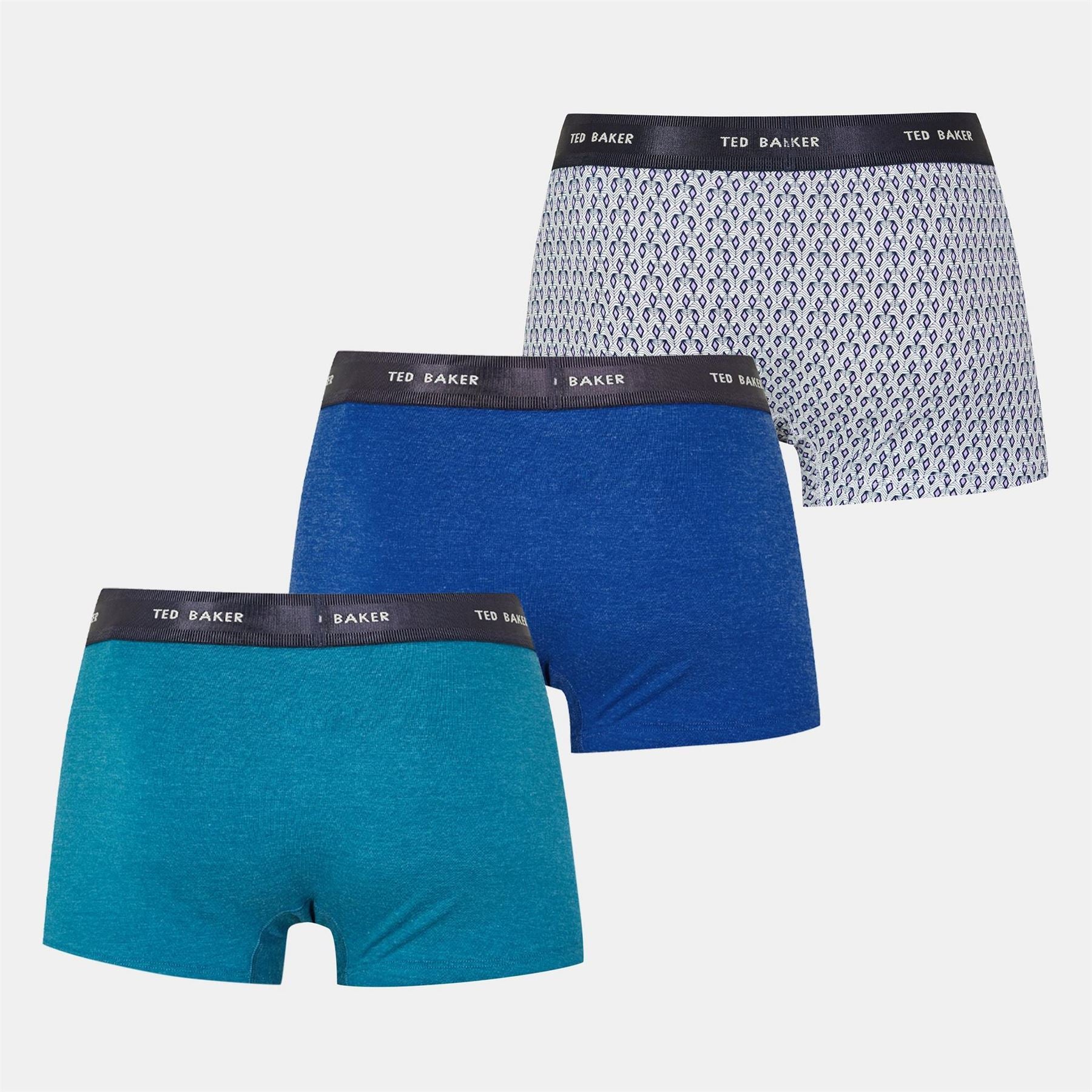 Ted Baker 3 Pack Plain Design Boxer Brief