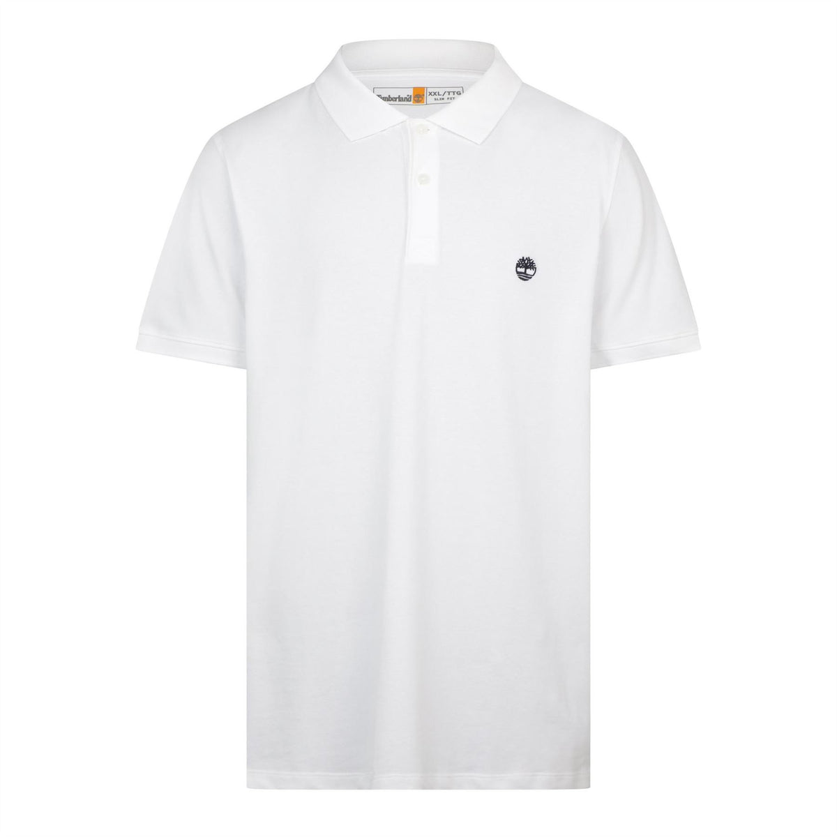 Timberland Millers Timberland Logo Collared Neck Short Sleeve Shirt