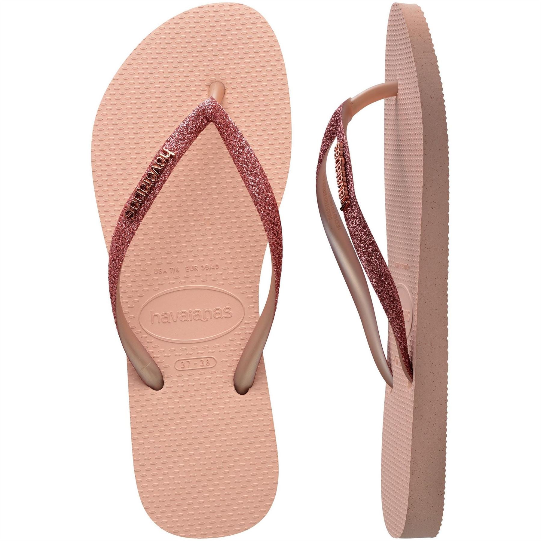 Havaianas Slim Glitter Flip Flops