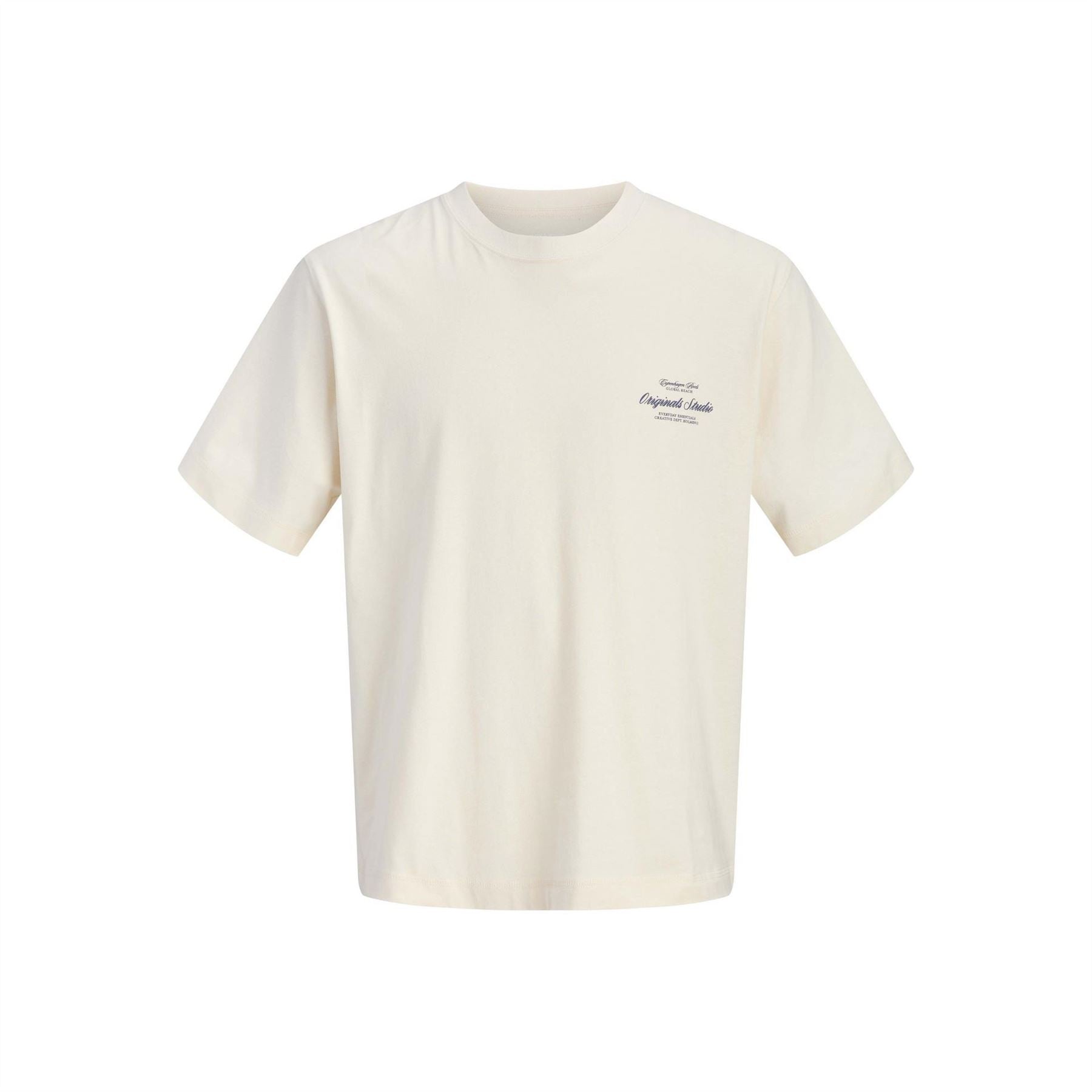 Jack and Jones Junior Lettering Graphic Crew Neck Short Sleeve T-Shirt