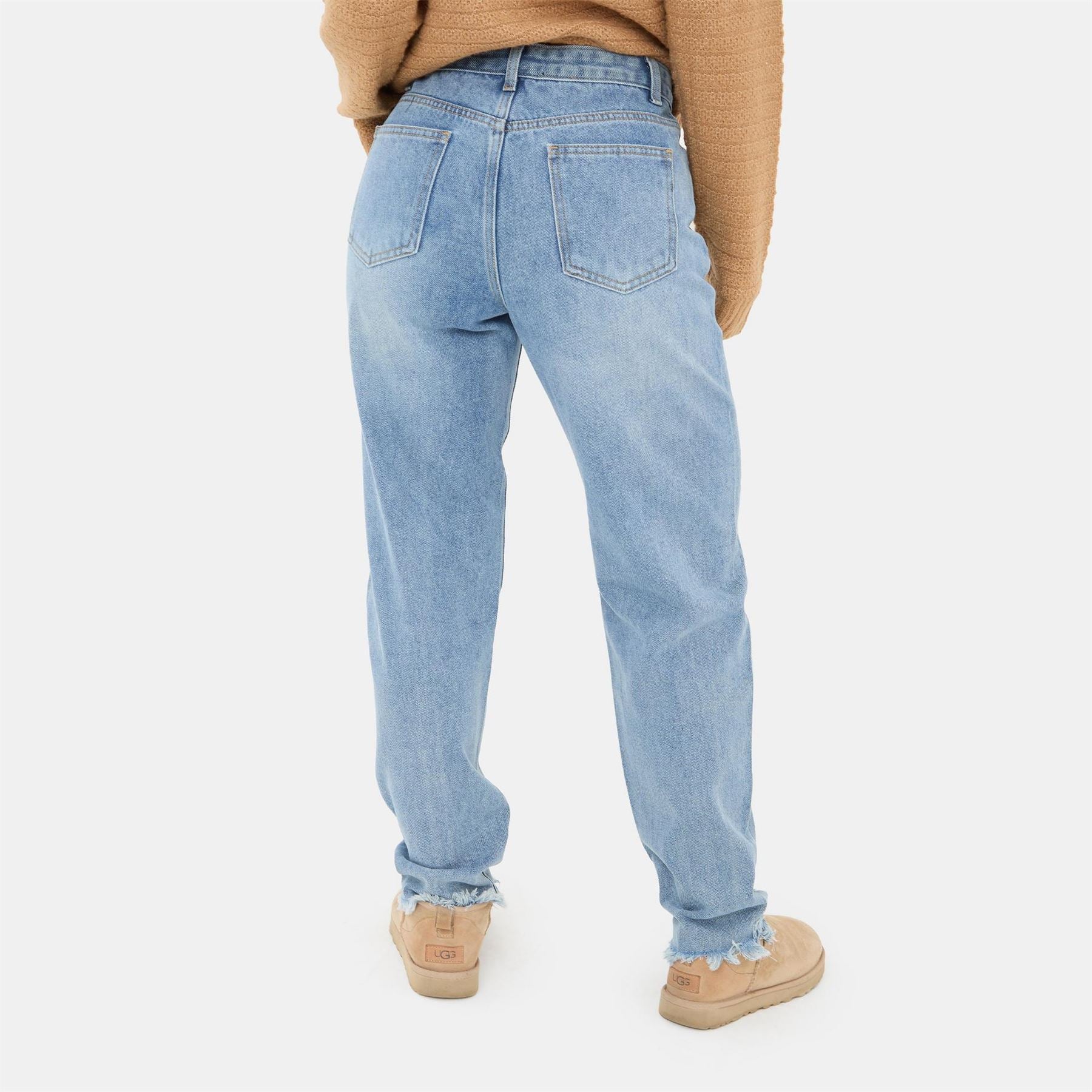 I Saw It First Cotton Straight Leg Jeans