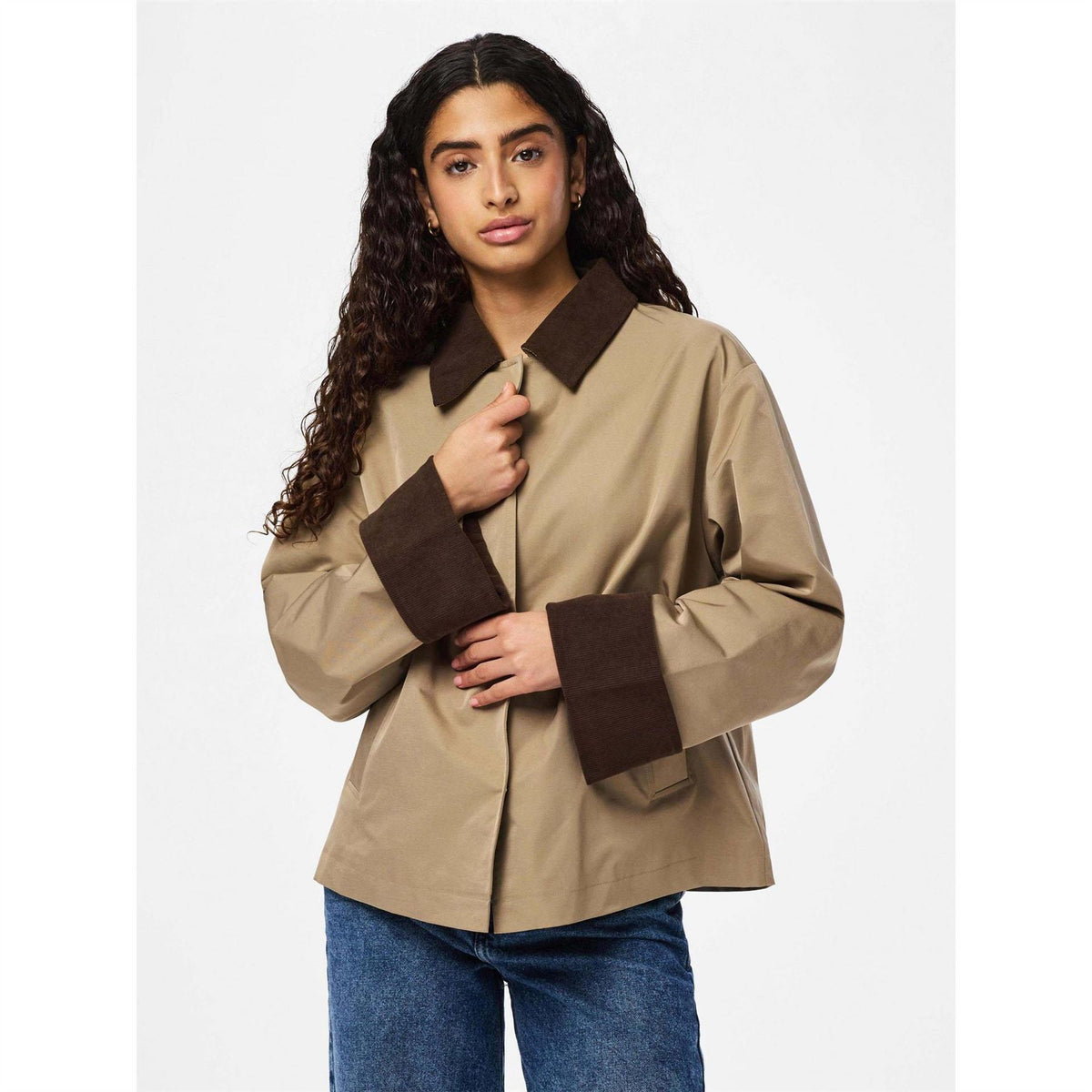 Pieces Jorma Short Light Barn Jacket