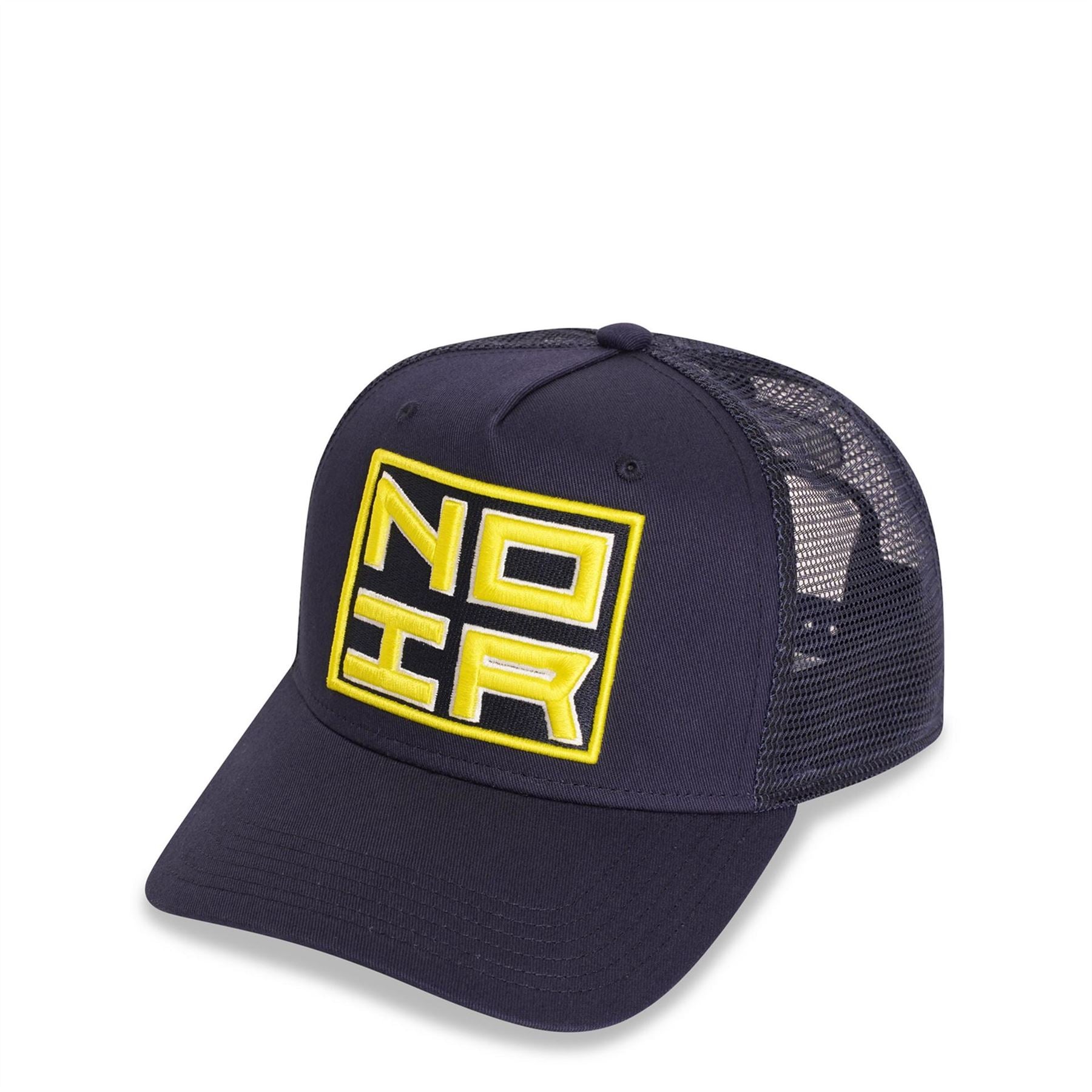 Societe Noir Coord Lettering Trucker Cap