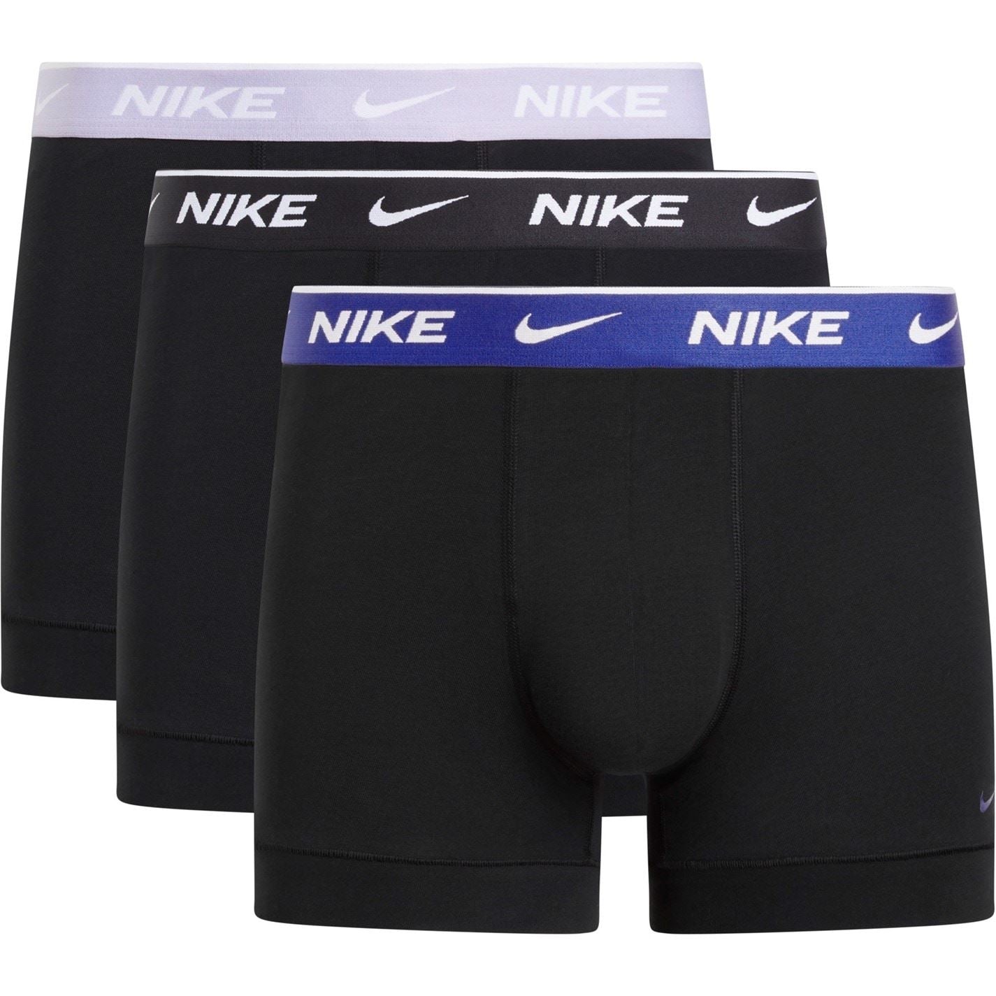 Nike Mens 3 Pack Everyday Cotton Trunks