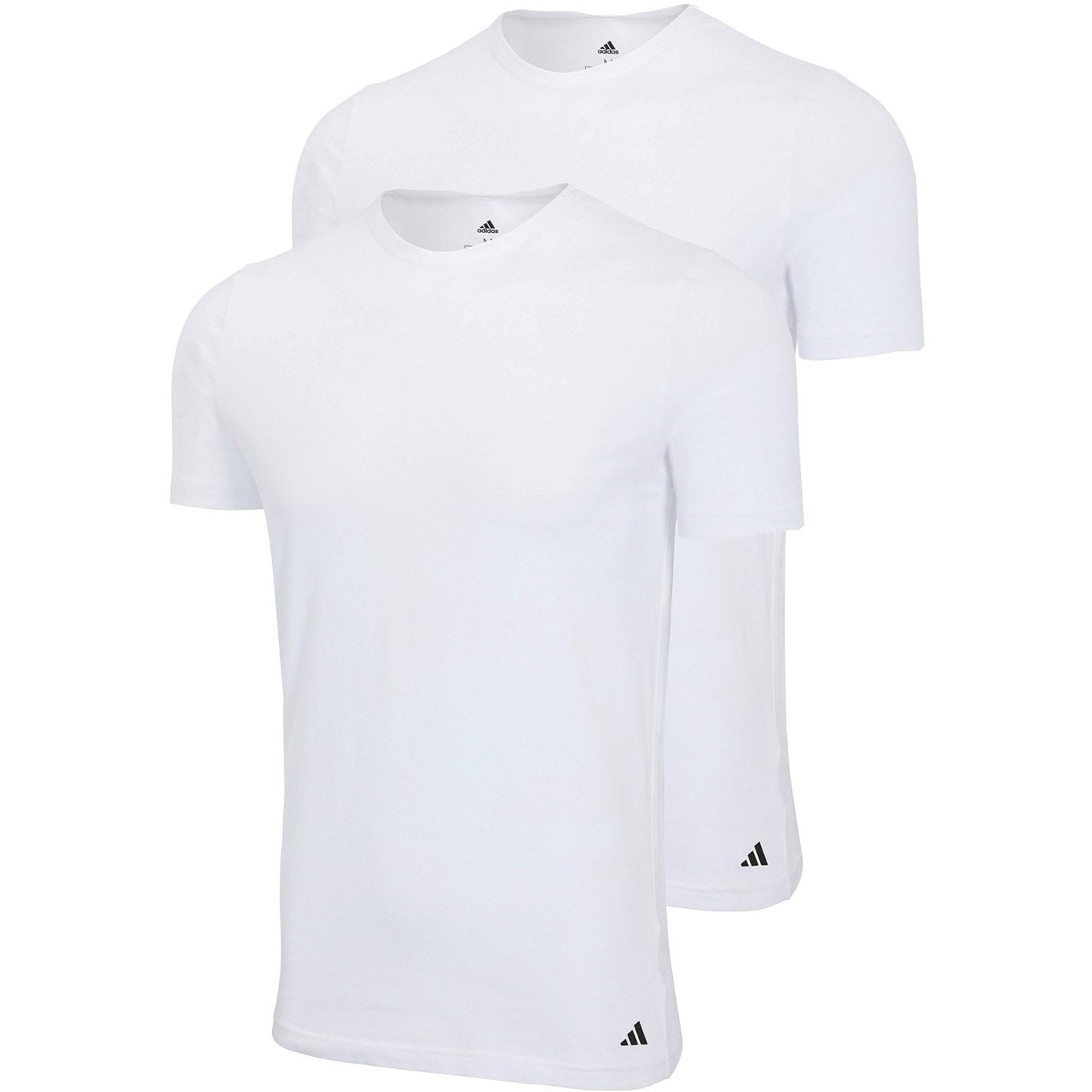 adidas 2 Pack Regular Fit Crew Neck T-Shirts
