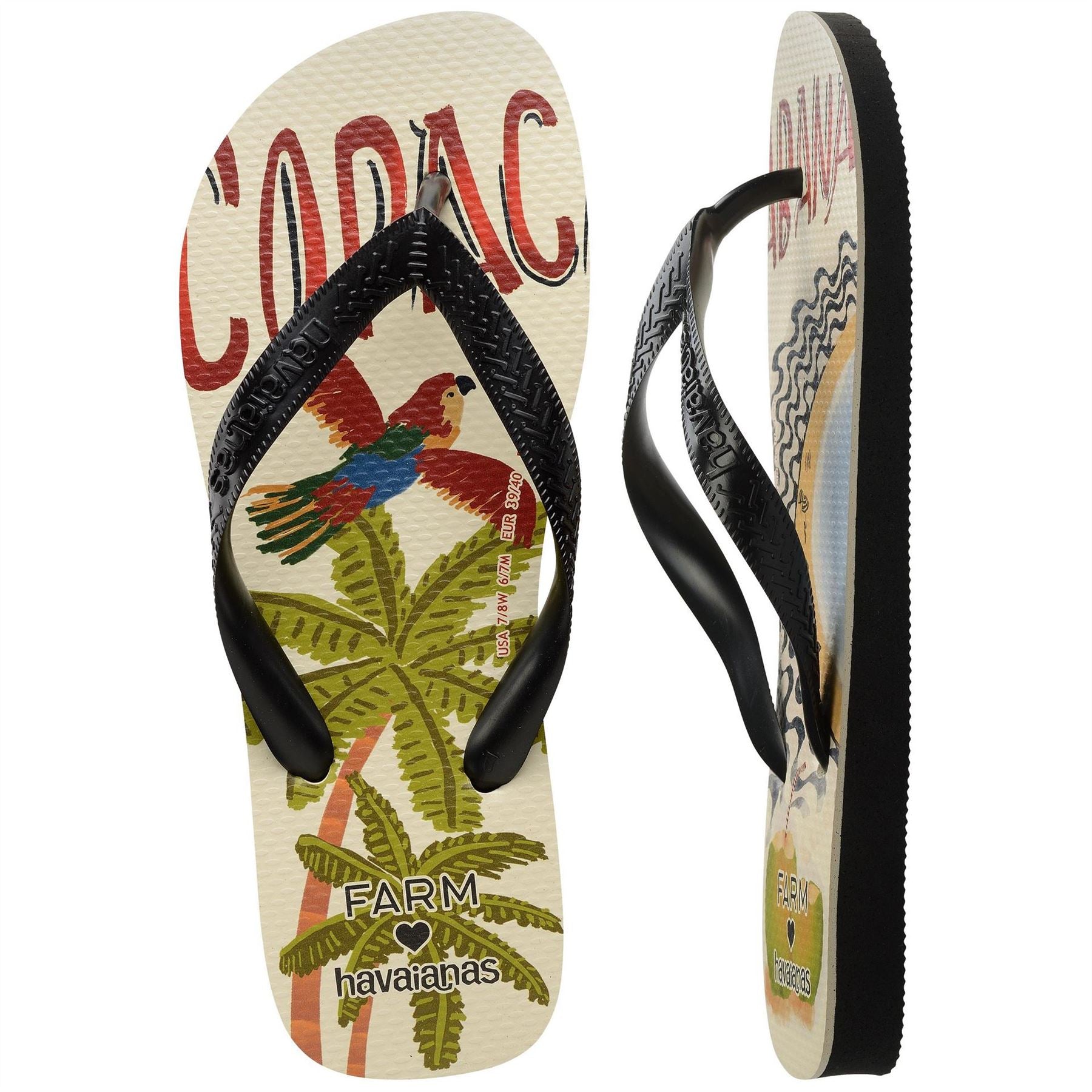 Havaianas Graphic Print Thong Toe Flip Flop Sandals