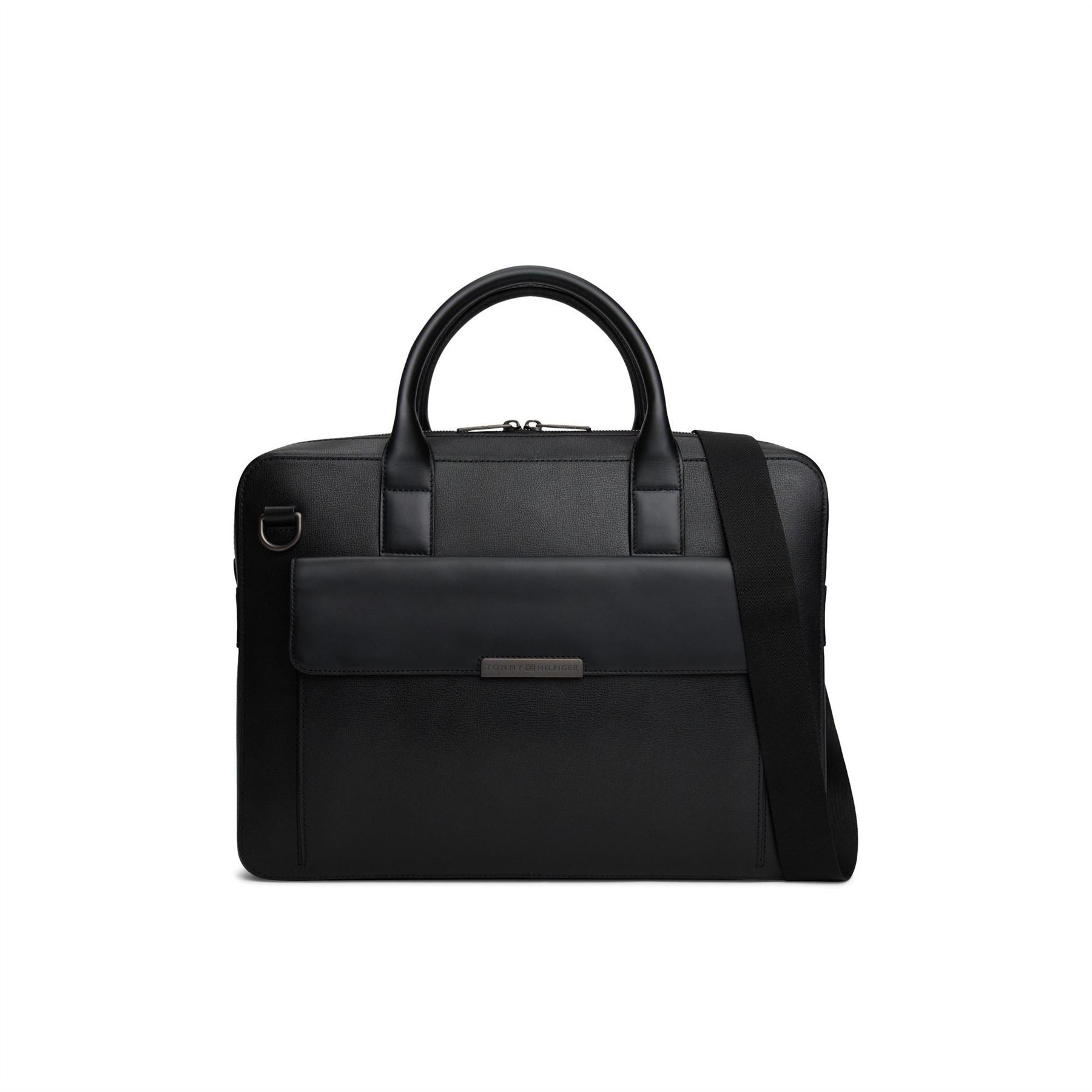 Tommy Hilfiger Business Leather Document Laptop Bag