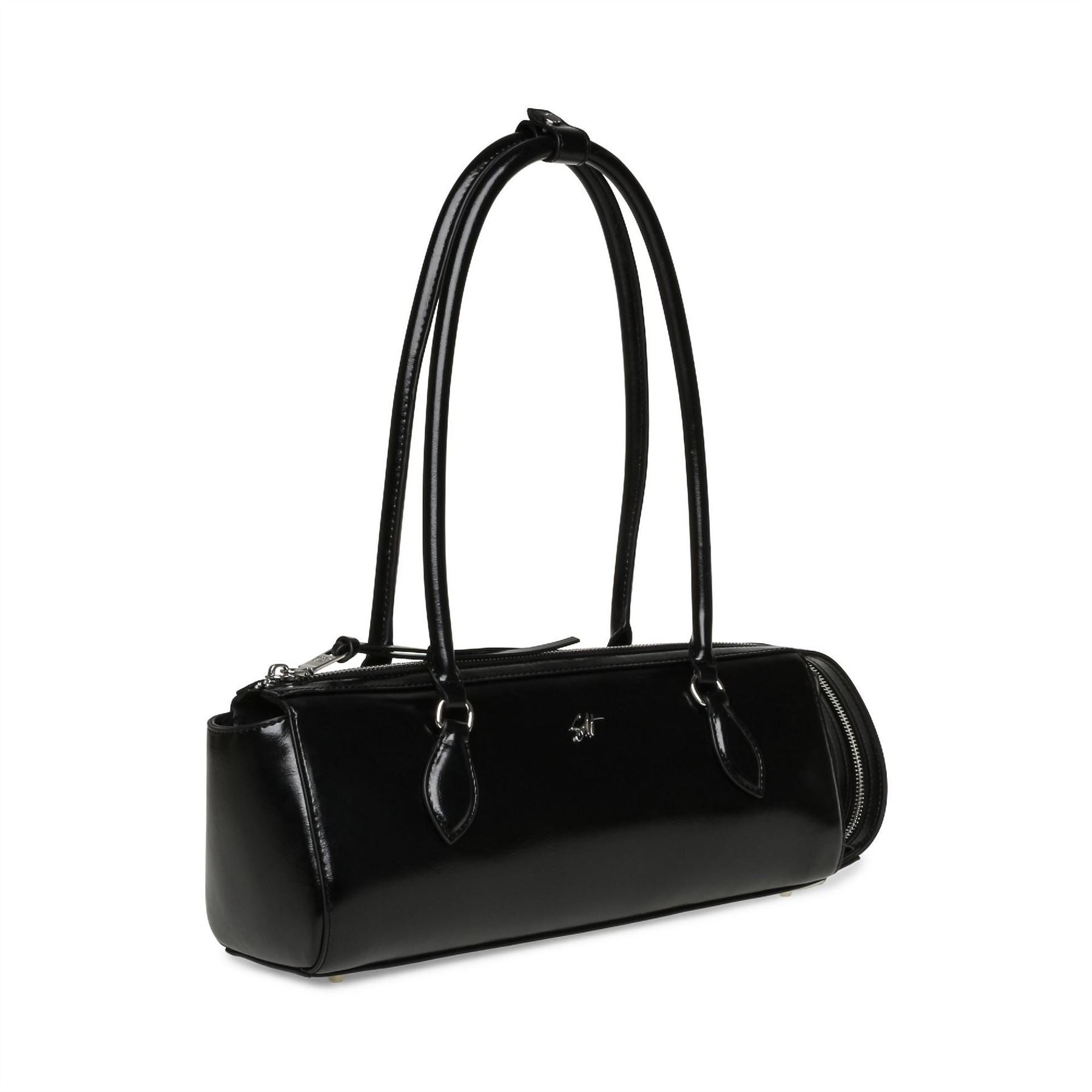 Steve Madden Bremie Baguette Bag with Silver-Tone Hardware