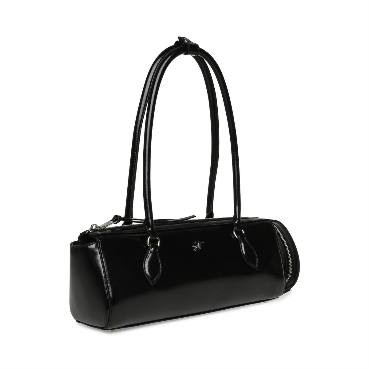 Steve Madden Bremie Baguette Bag with Silver-Tone Hardware