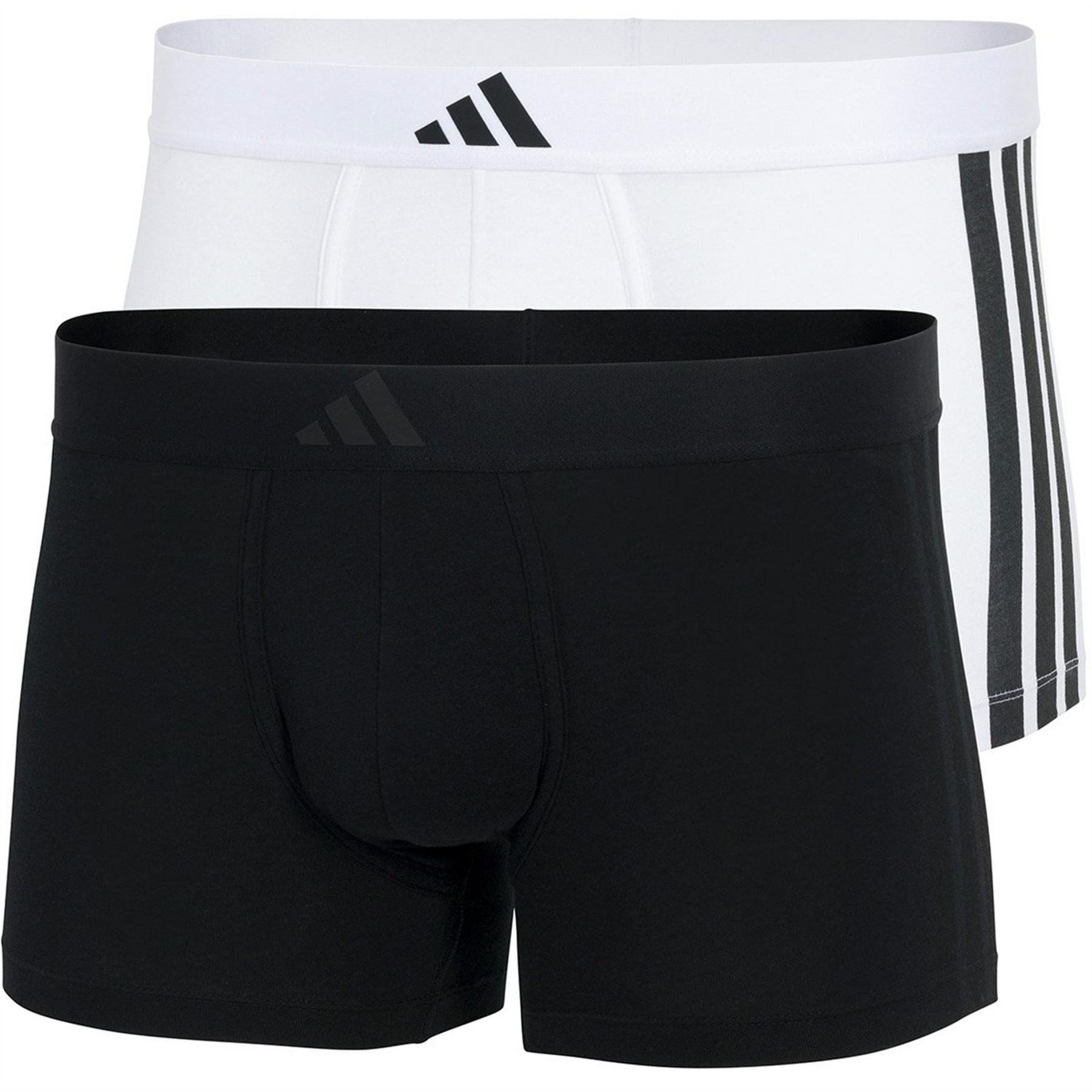 adidas 2 Pack Stripe Patterned Boxer Brief