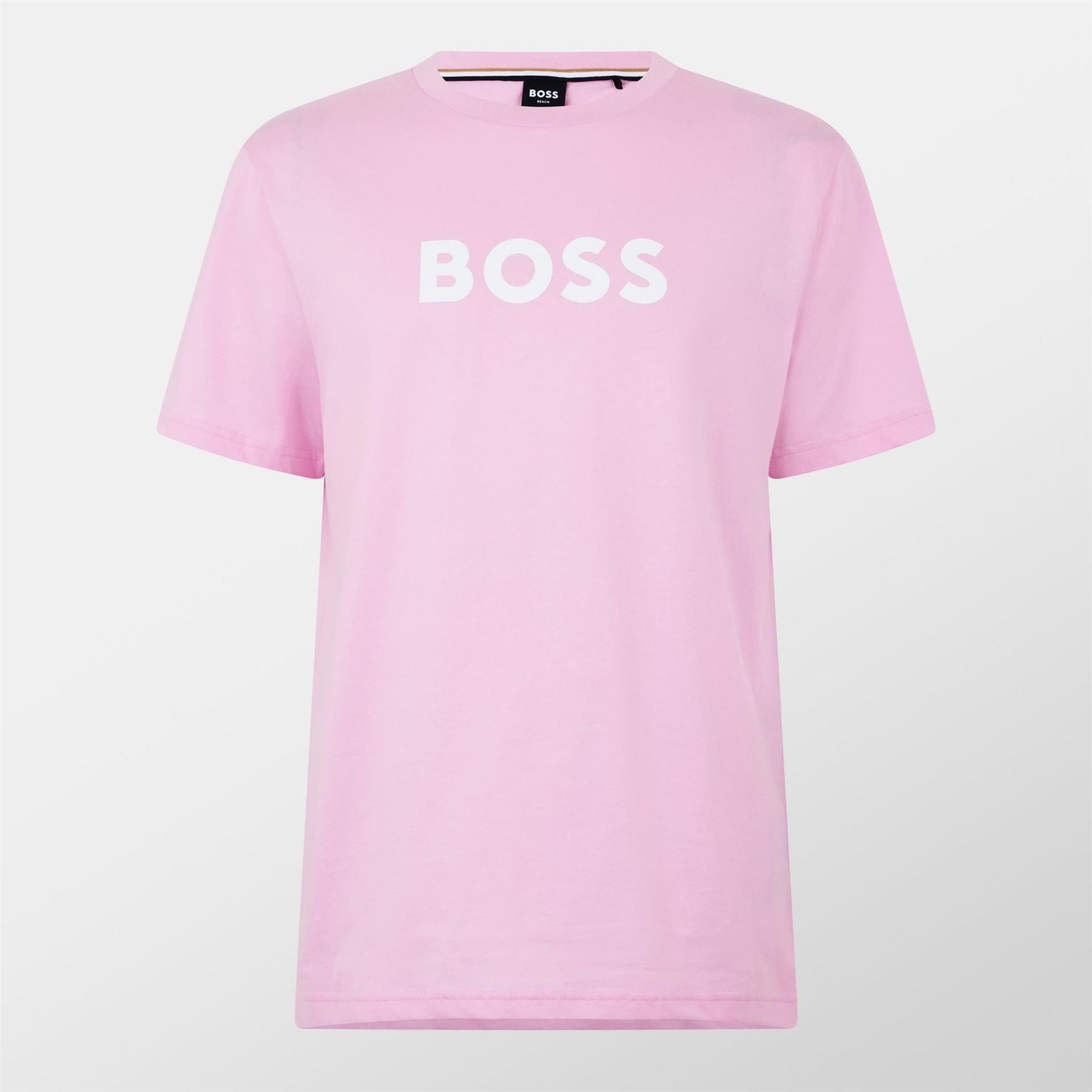 Boss BOSS Bodywear Short Sleeve T Shirt with Logo Print Detail