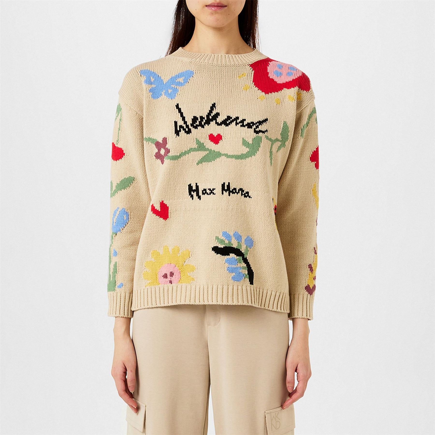 Weekend Max Mara Sleeved Inlay Sweater