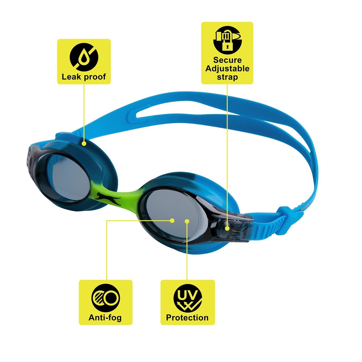 slazenger goggles Slazenger Edge Swimming Goggles Junior – Lovell Sports