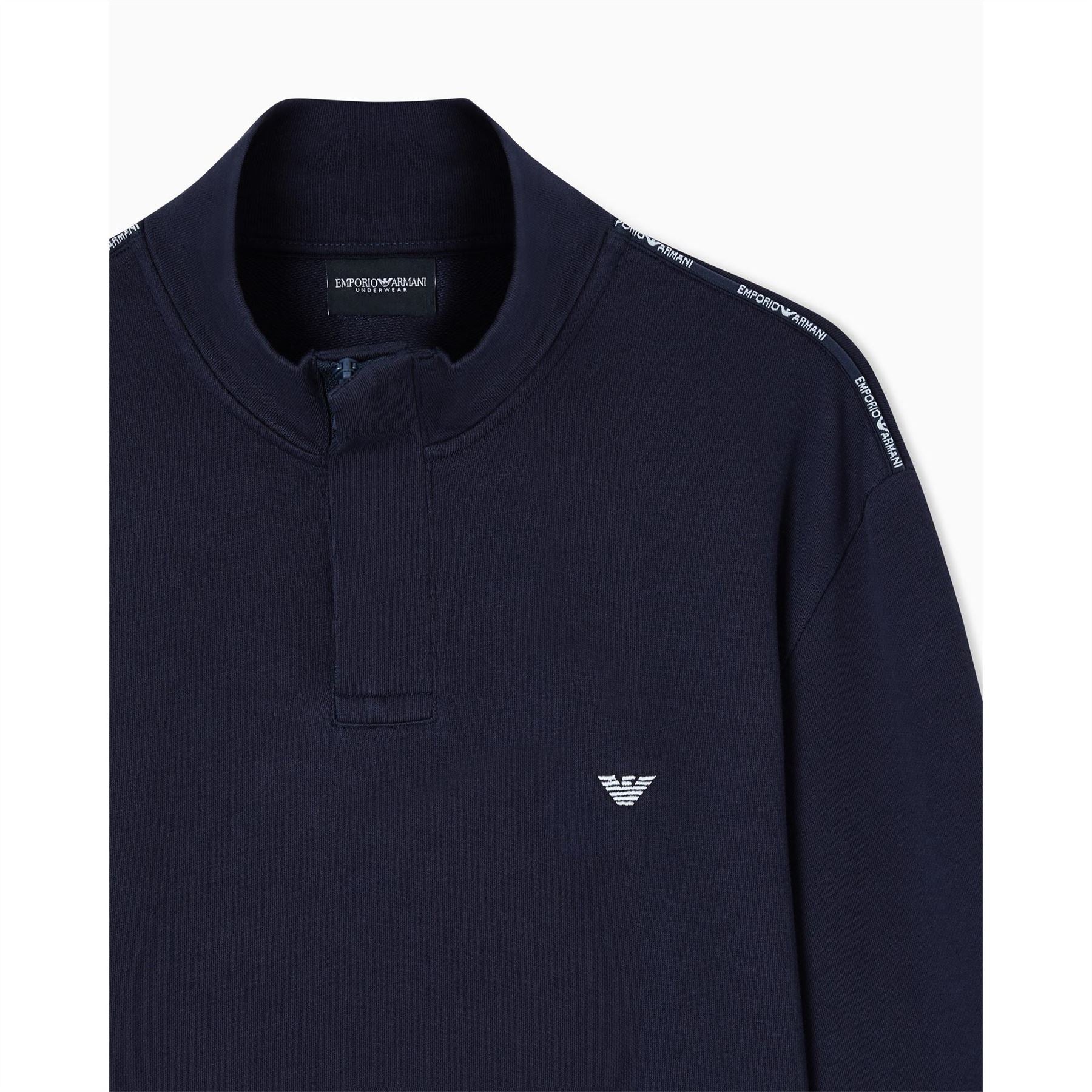 Emporio Armani Quarter Zip Fleece