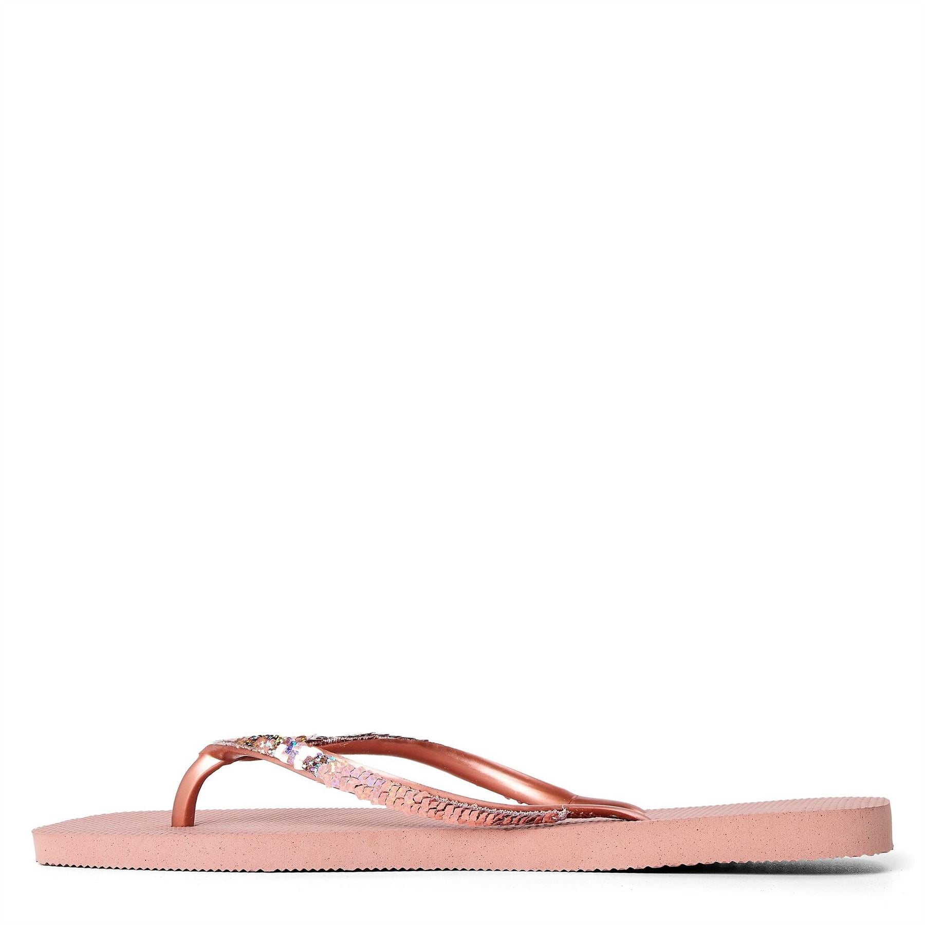 Havaianas Womens Hav. Square Magic Sequin Crocus Ros Flip Flops