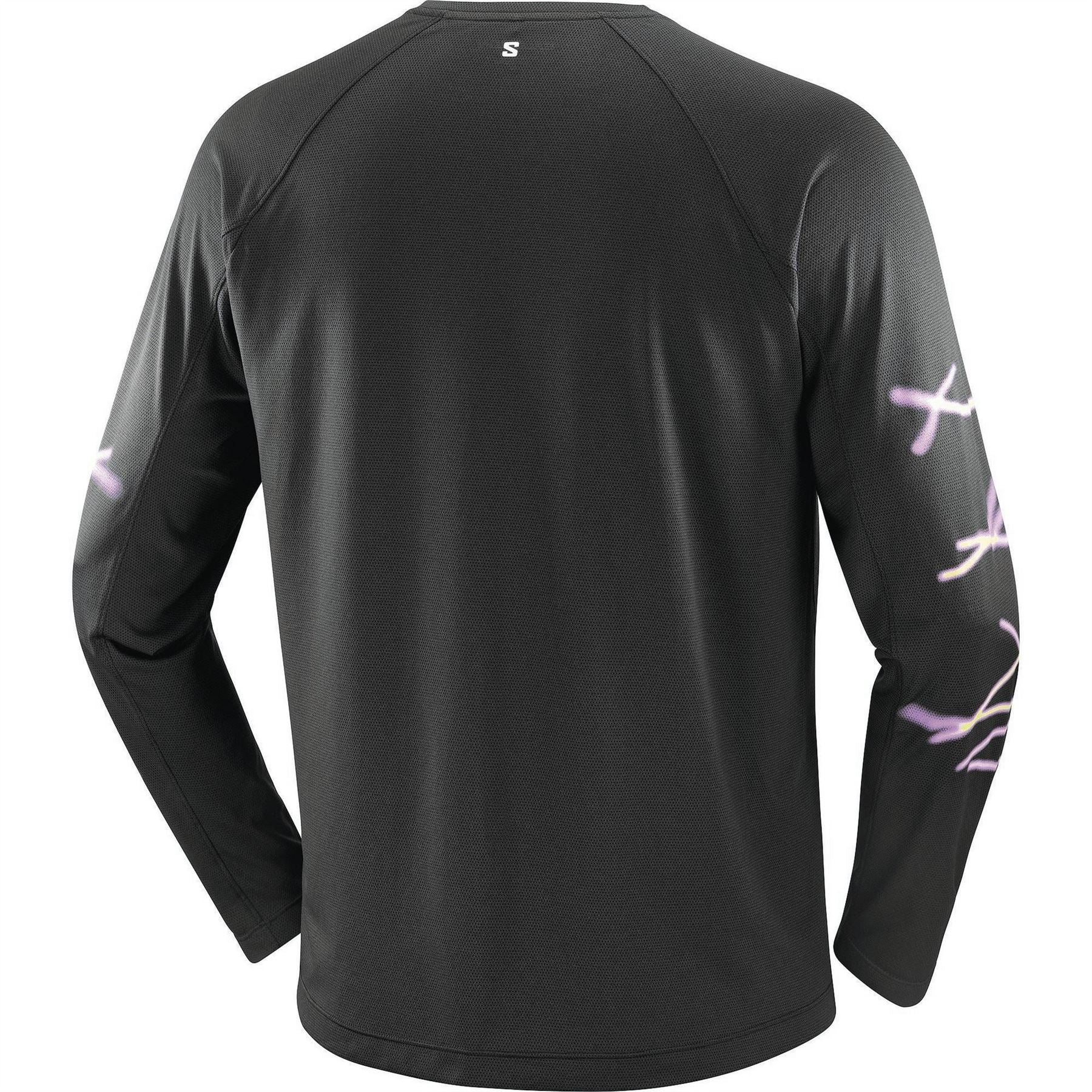 Salomon Mens Core Graphice Ls Running Tee