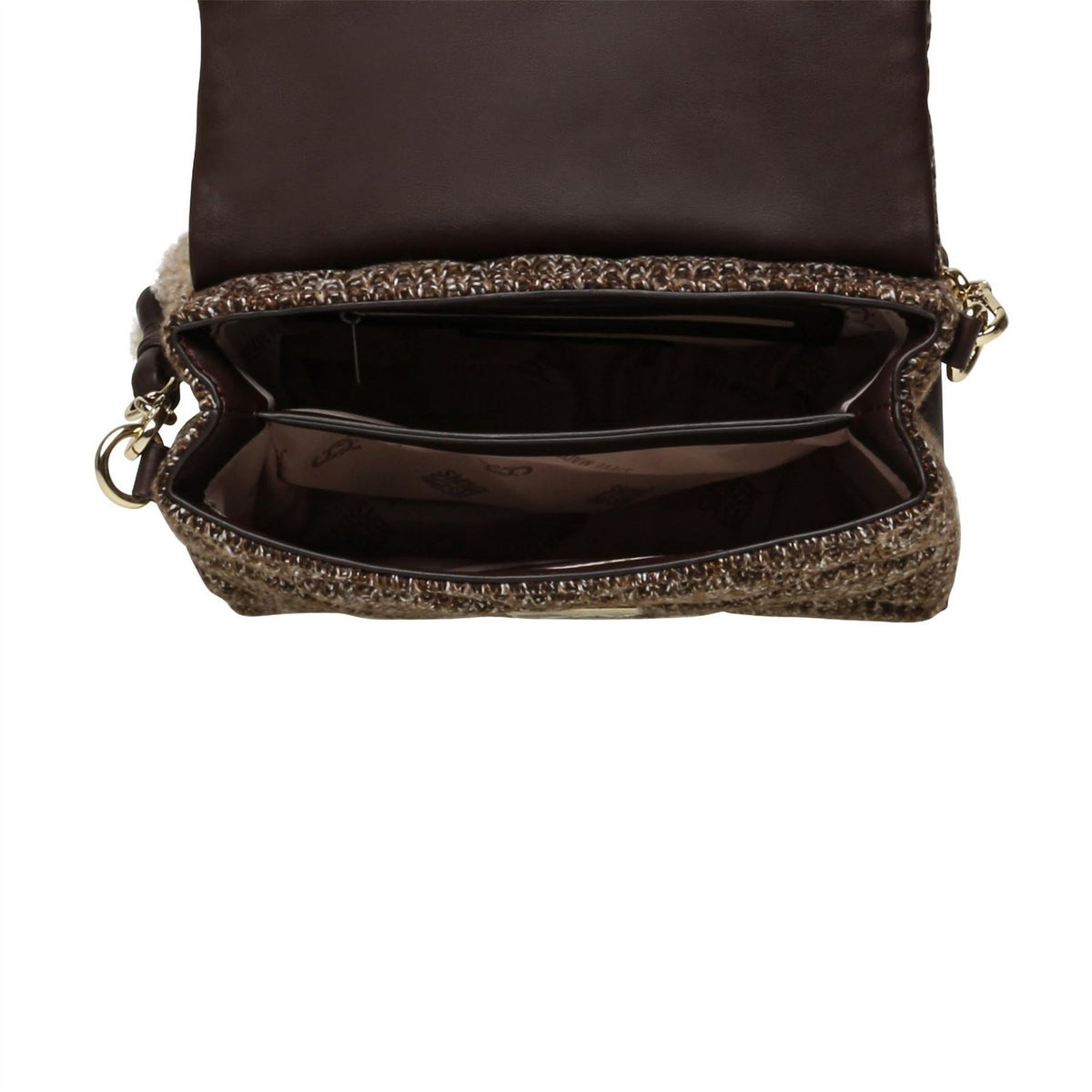 Steve Madden Textured Cross Body Bag with Gold Tone Hardware