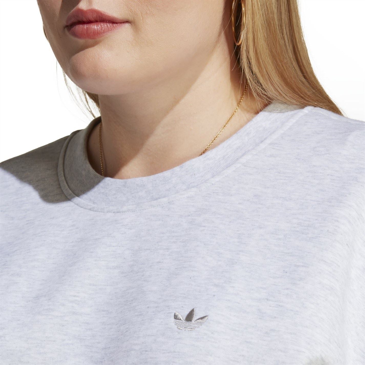 adidas Originals Womens Premium Essentials Plus Size Crew Sweatshirt