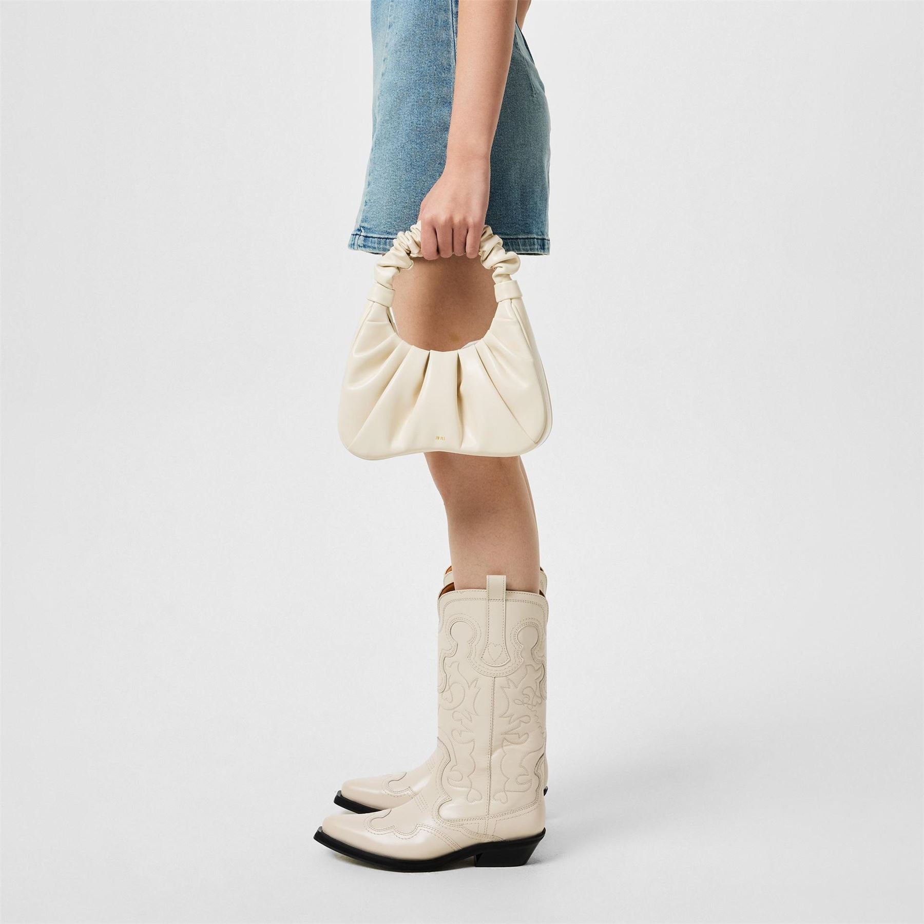 JW Pei Peis Gabbi  Ruched Hobo Handbag