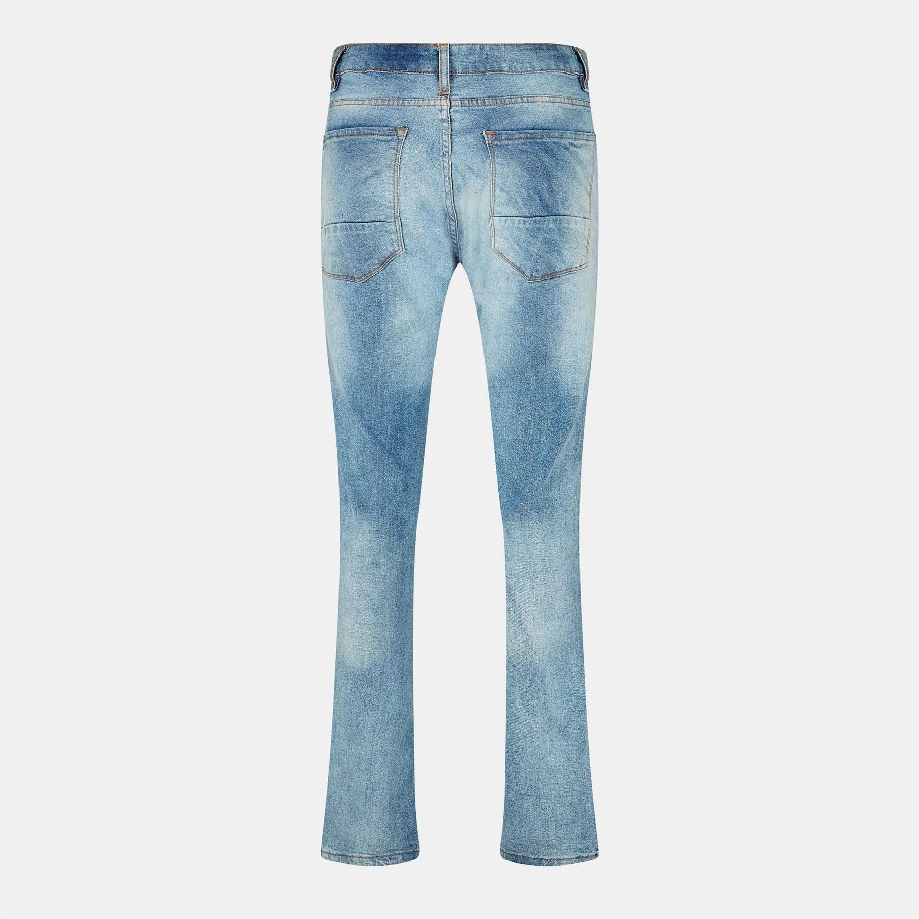 Brave Soul Fit Jeans With Knee Rips