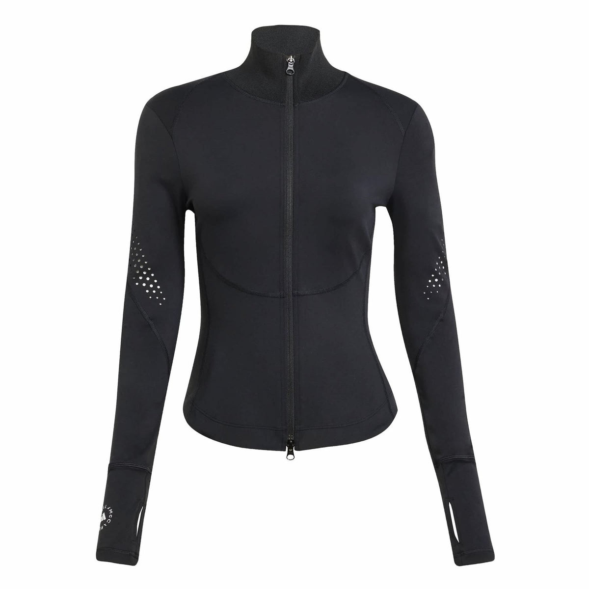 adidas by Stella McCartney Funnel Neck High Collar Long Sleeve Raglan Athletic Top