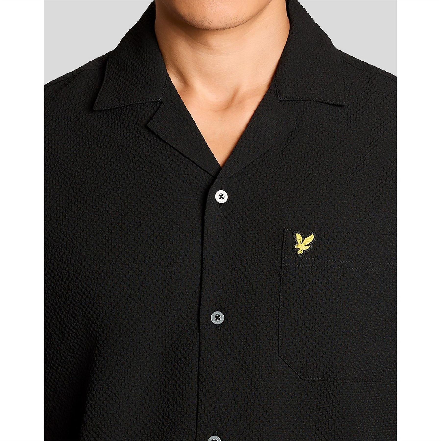 Lyle and Scott Patterned Short Sleeve Shirt
