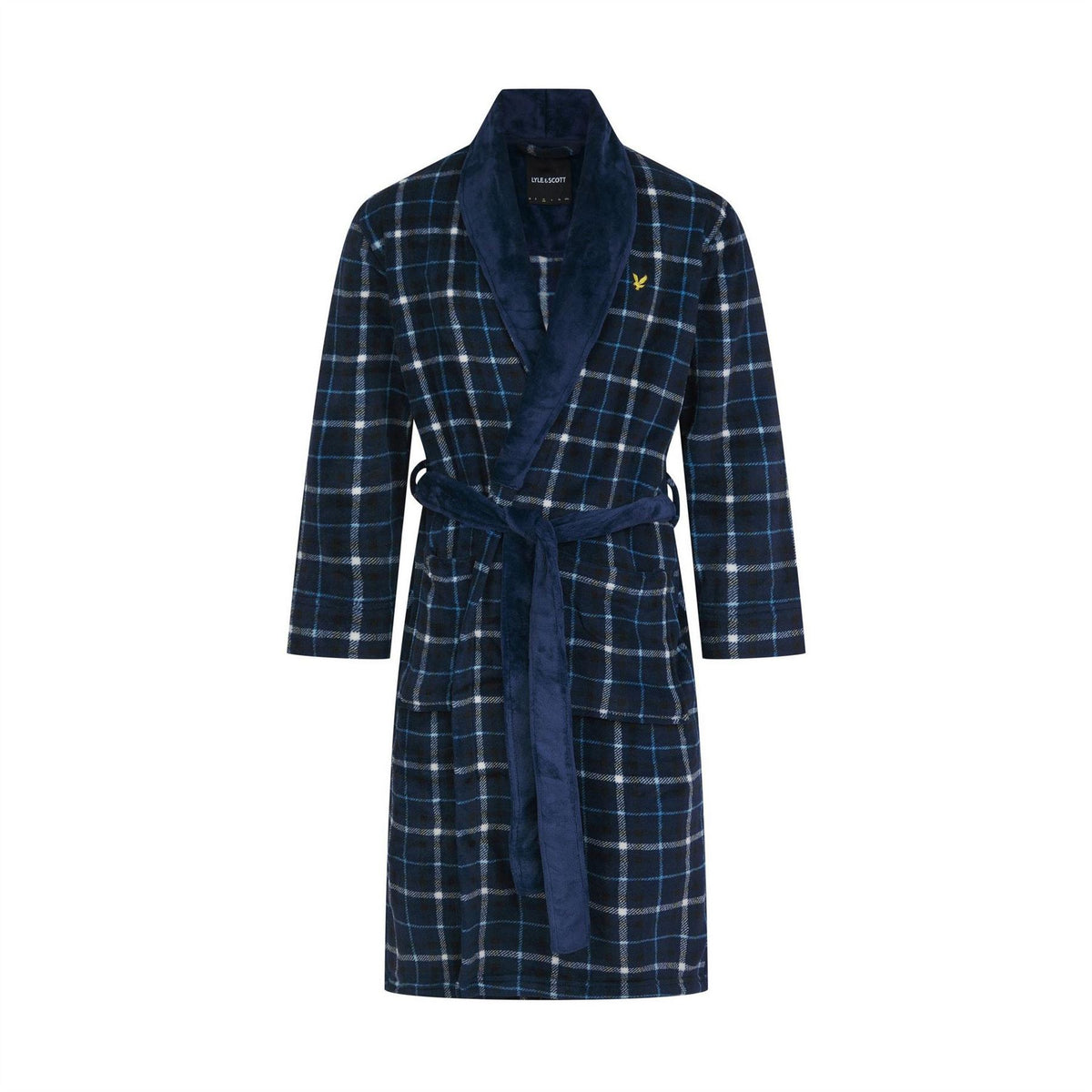 Lyle and Scott Plaid Men's Cassidy Bathrobe