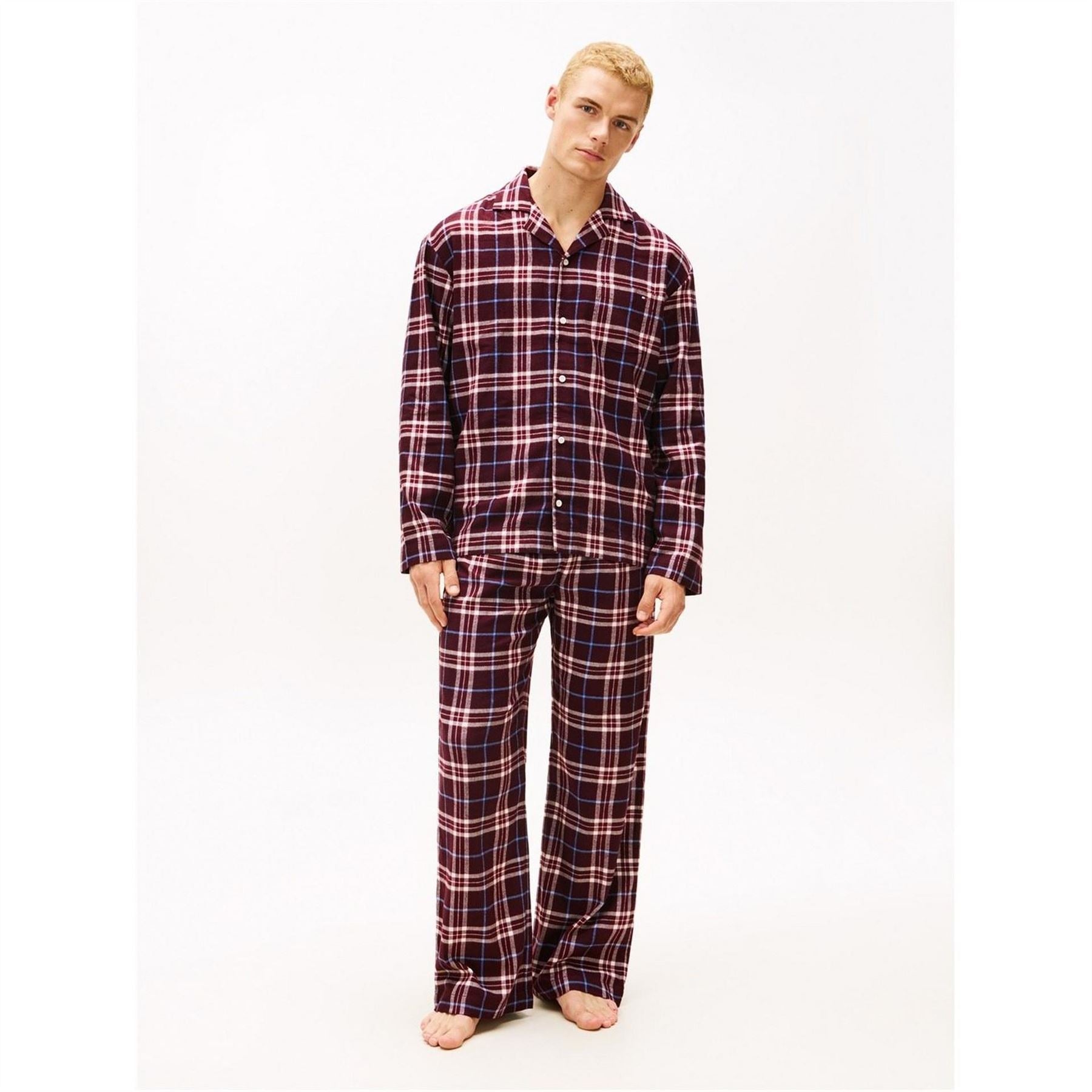 Tommy Hilfiger Tartan Long Sleeve Pyjama Set