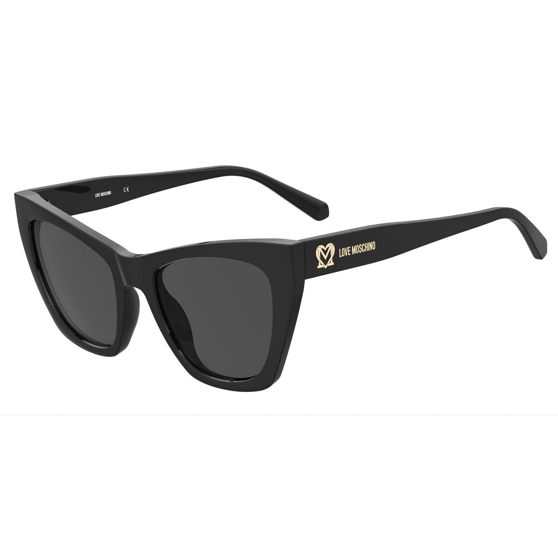 Moschino Rectangular Round Sunglasses