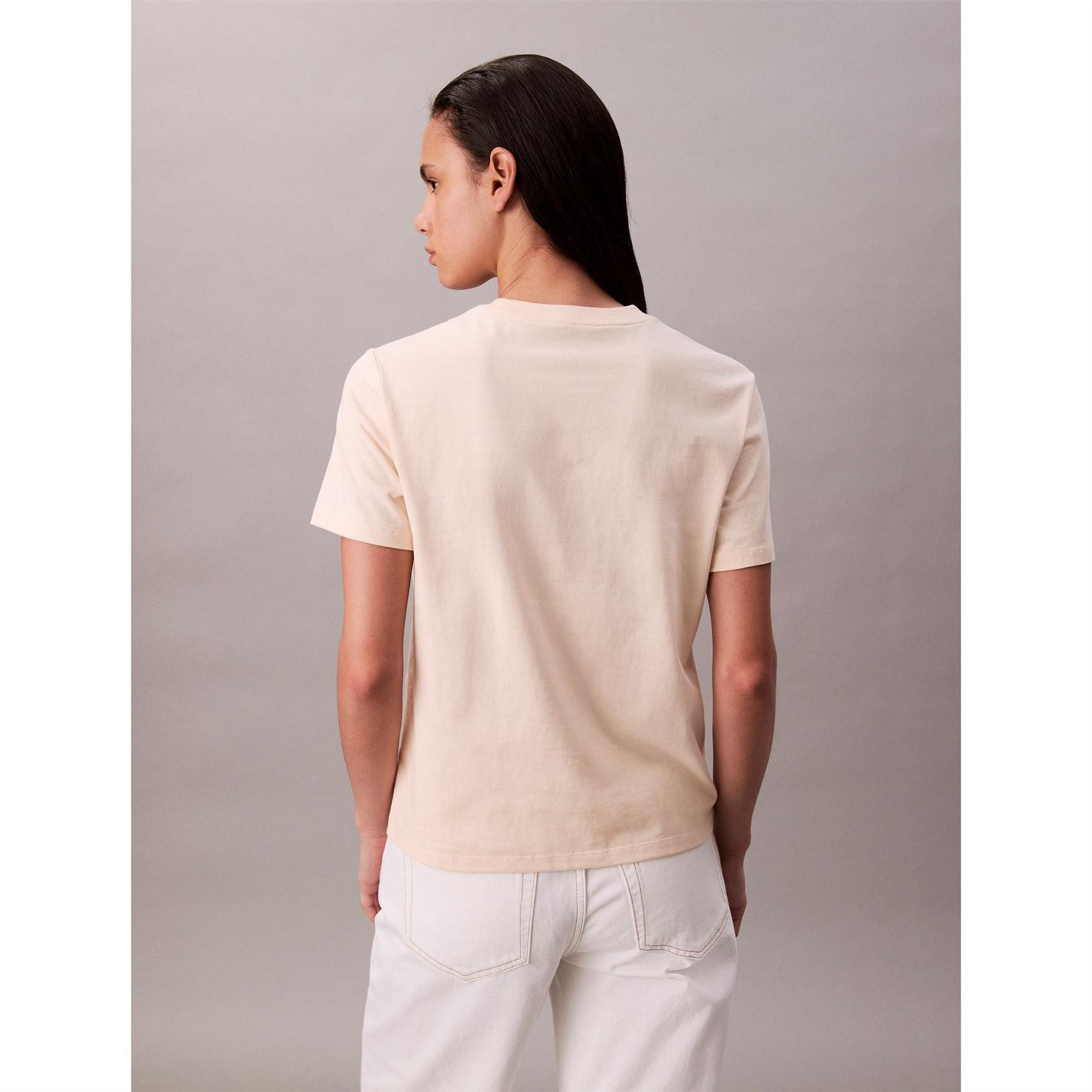 Calvin Klein Jeans Monolg Lettering Regular Fit Crew Neck T-Shirt