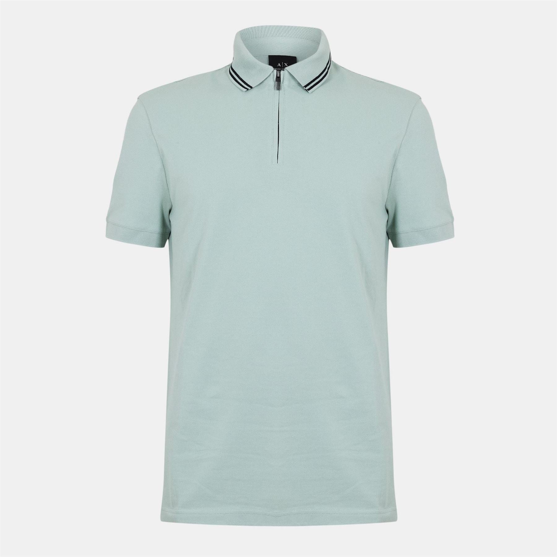 Armani Exchange Exchange Collared Short Sleeve Polo Shirt