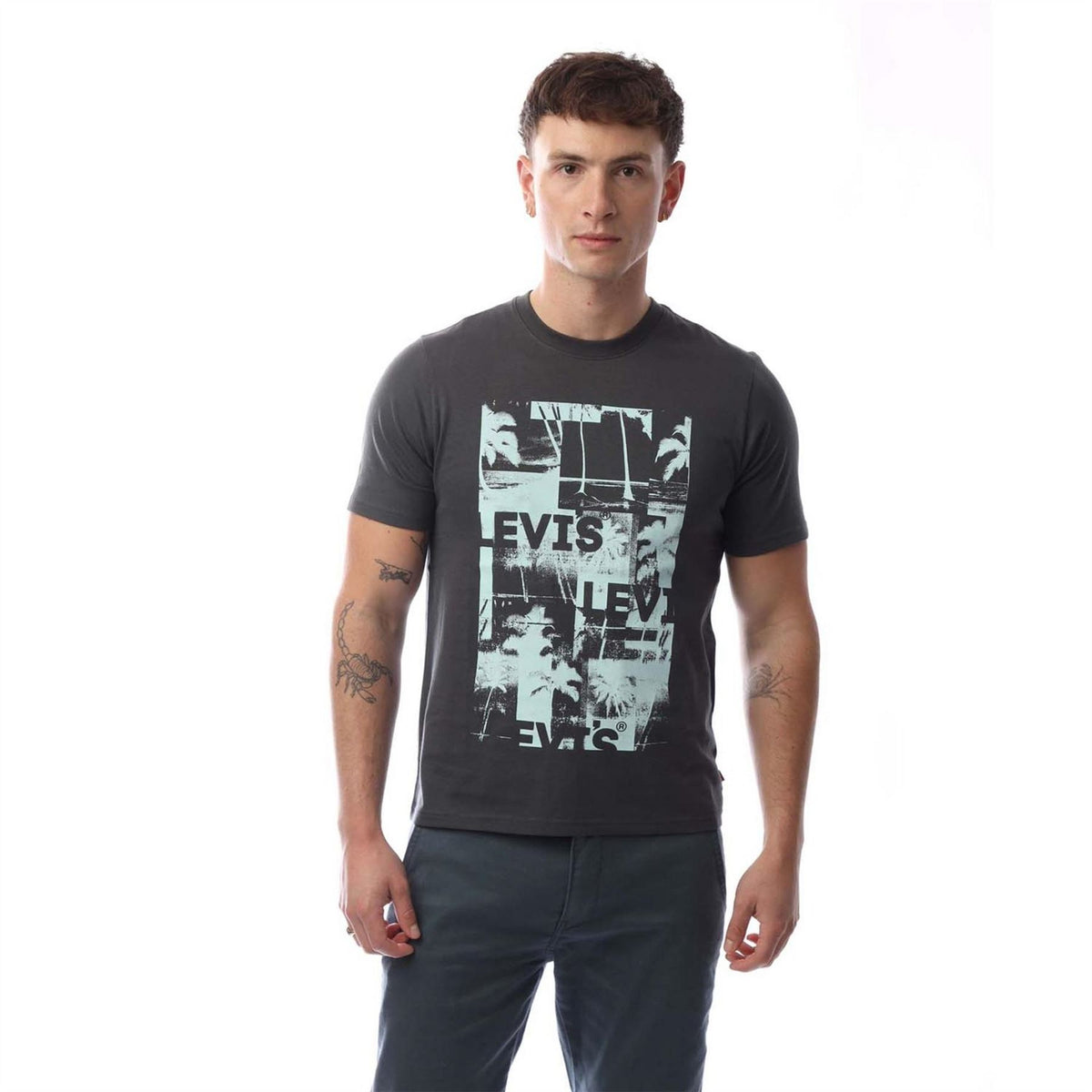 Levis Graphic Crew Neck Short Sleeve Relaxed Fit T-Shirt