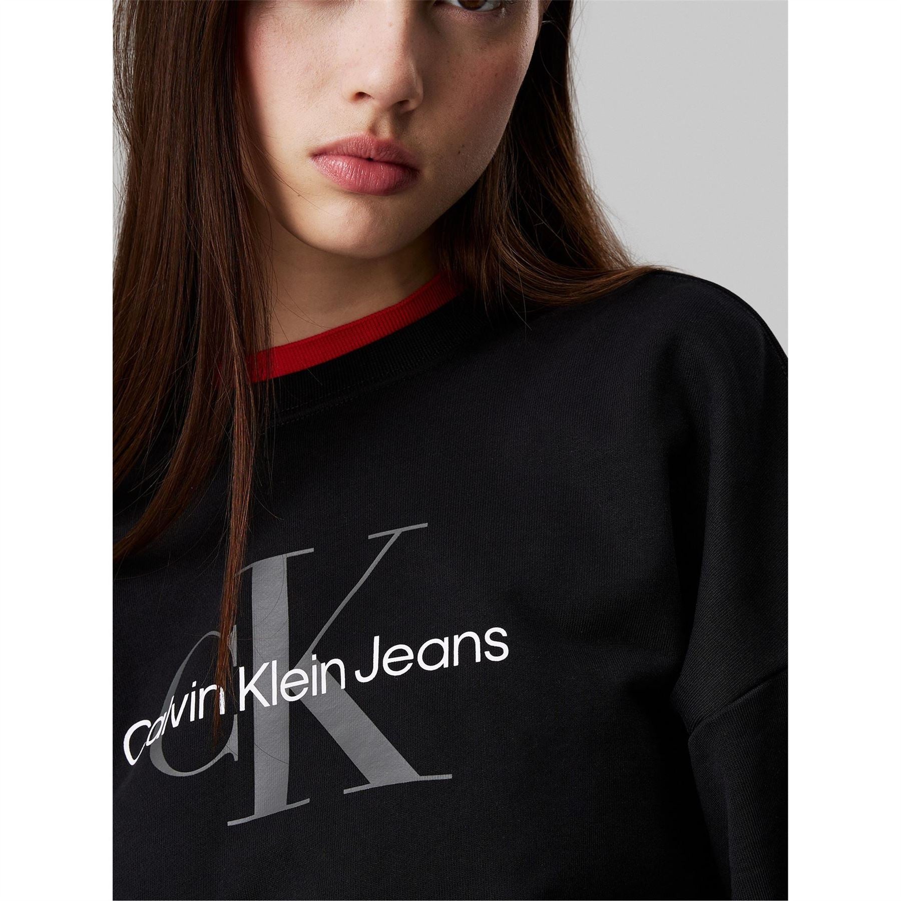 Calvin Klein Jeans Crew Neck Long Sleeve Sweatshirt