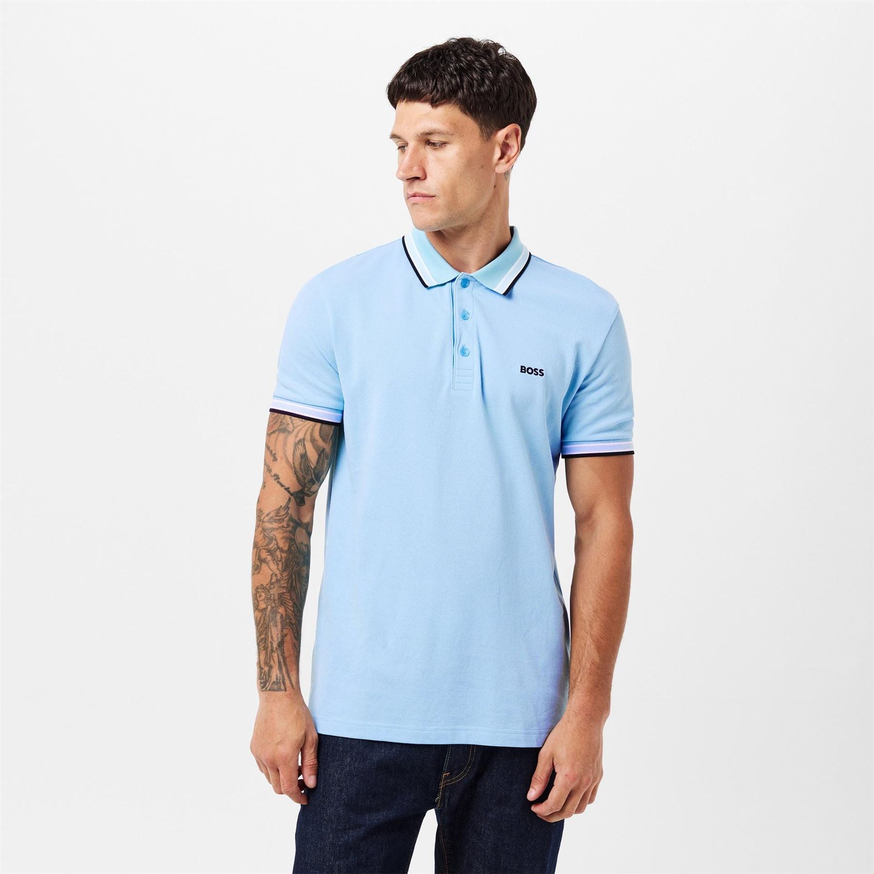 Boss BOSS GREEN Paddy Polo Shirt with Contrast Tipping