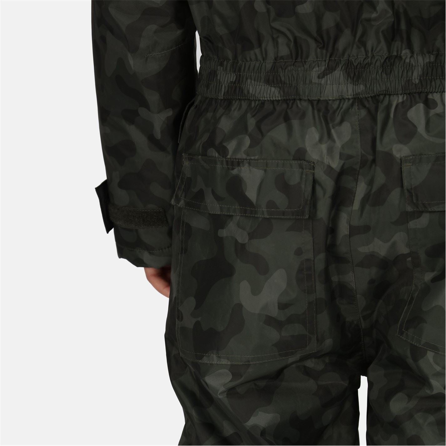 Regatta Rancher Hooded Reflective Ribbon Rain Jacket