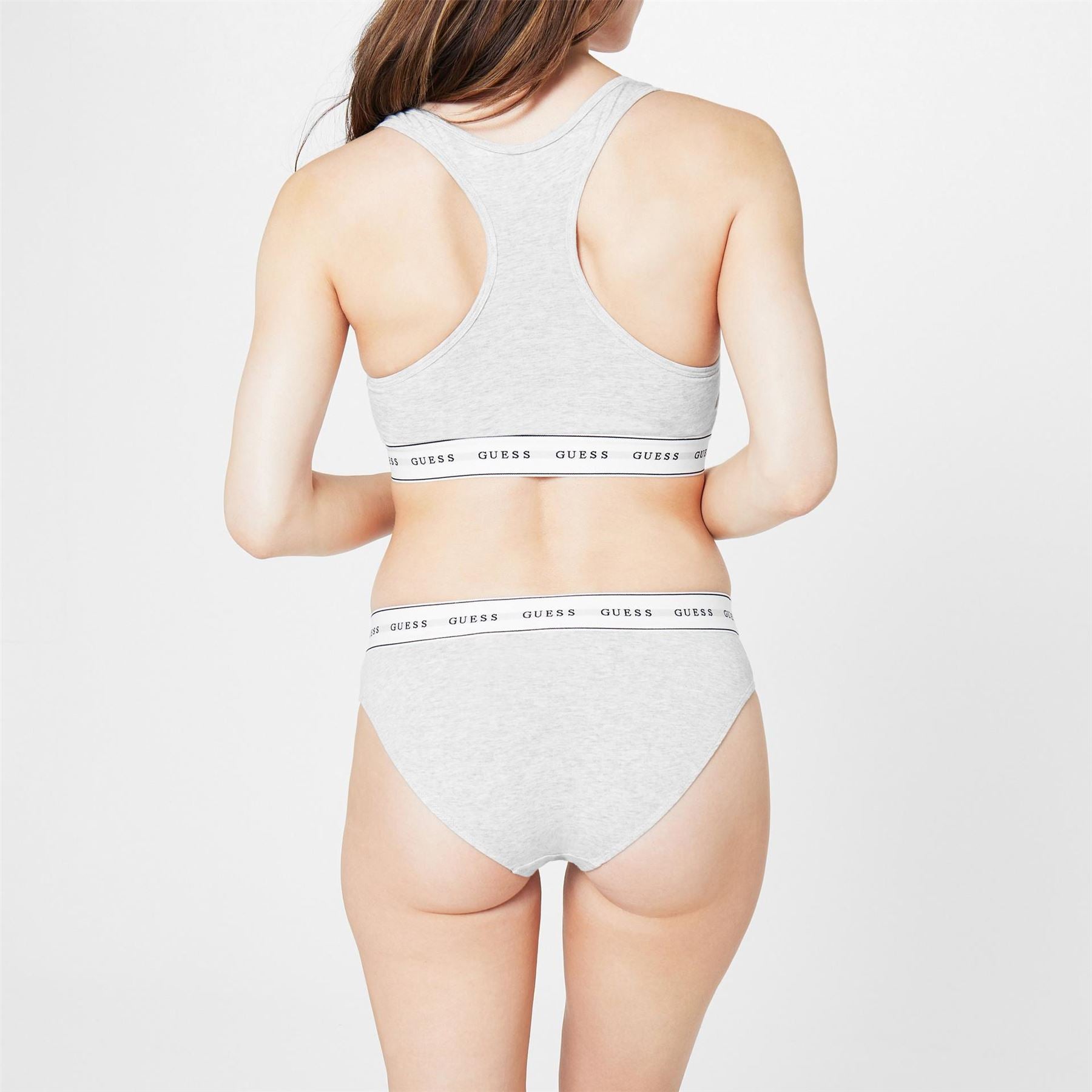 Guess Scoop Neck Sleeveless Waist Length Bra