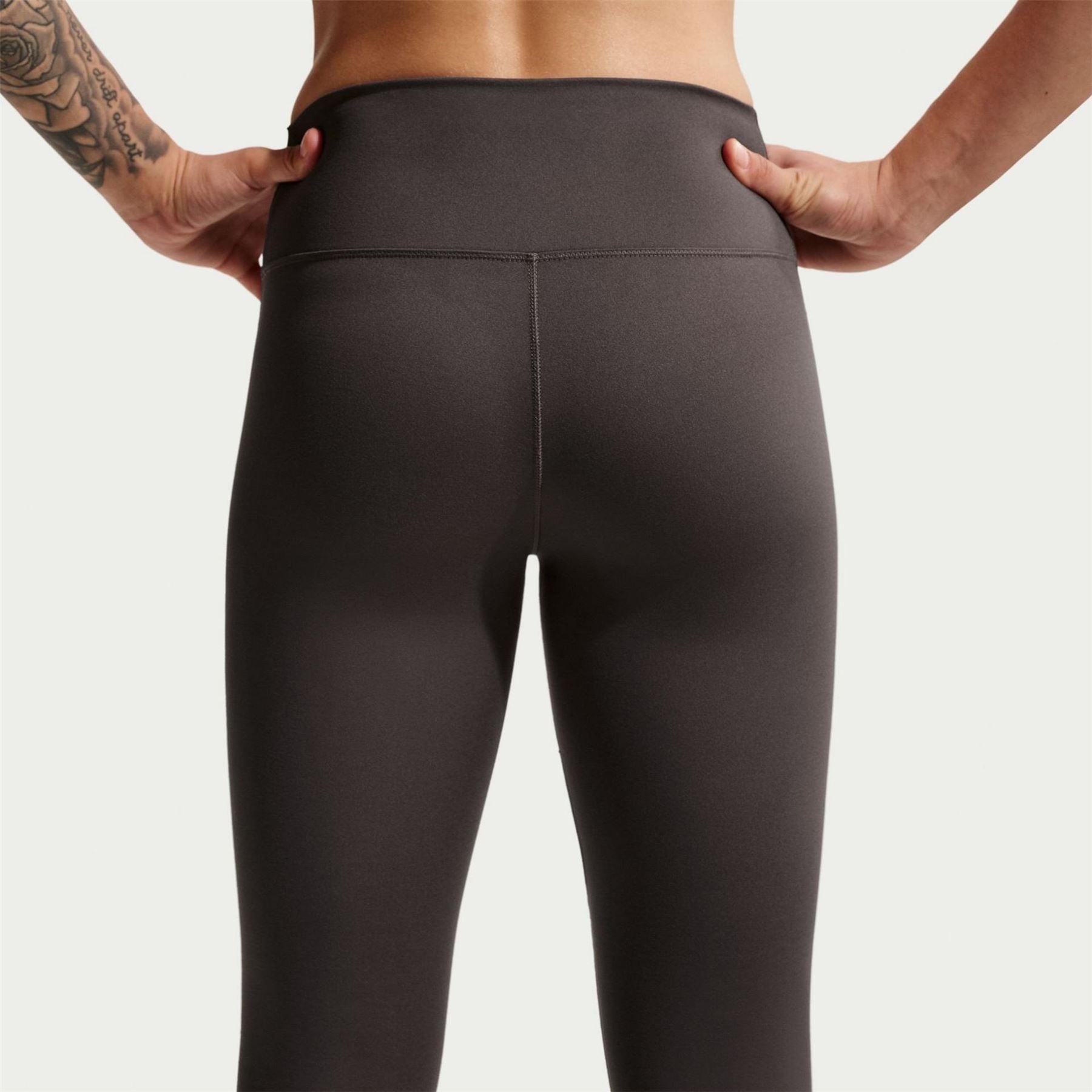 Nike Womens One Seamless Front High Waisted Leggings