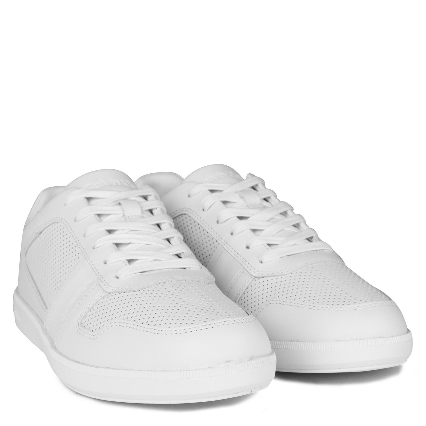 Calvin Klein Lace Up Leather Trainers