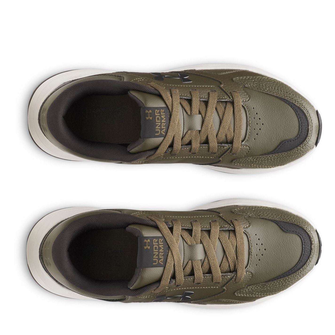 Under Armour Edge Leather Lace-Up Low Top Sneakers