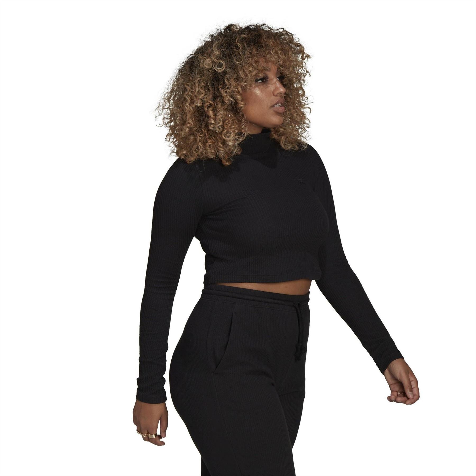 adidas Originals Long Sleeve Crop Top