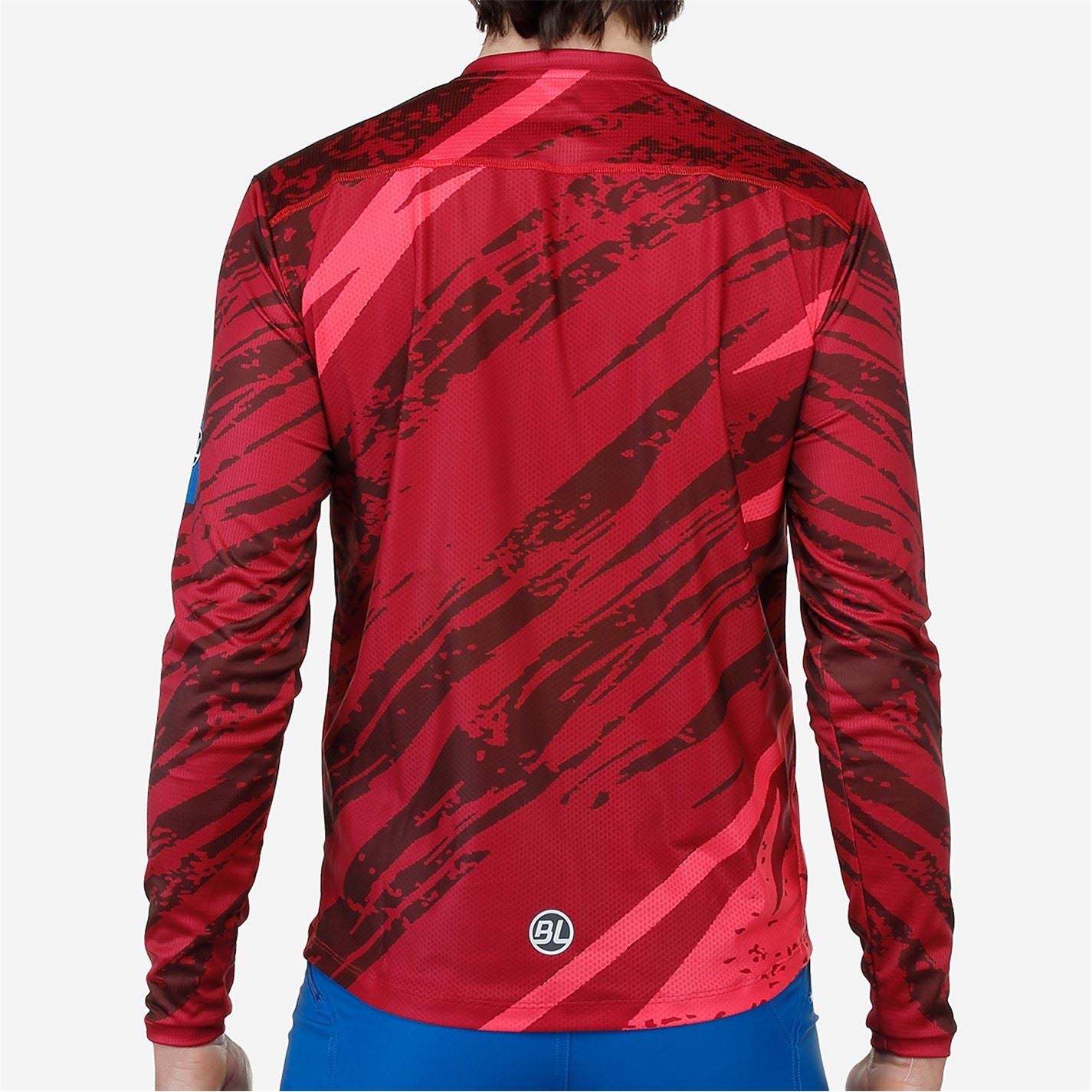 Bicycle Line Ponente UPF 30+ V Neck Long Sleeve Cycling Jersey